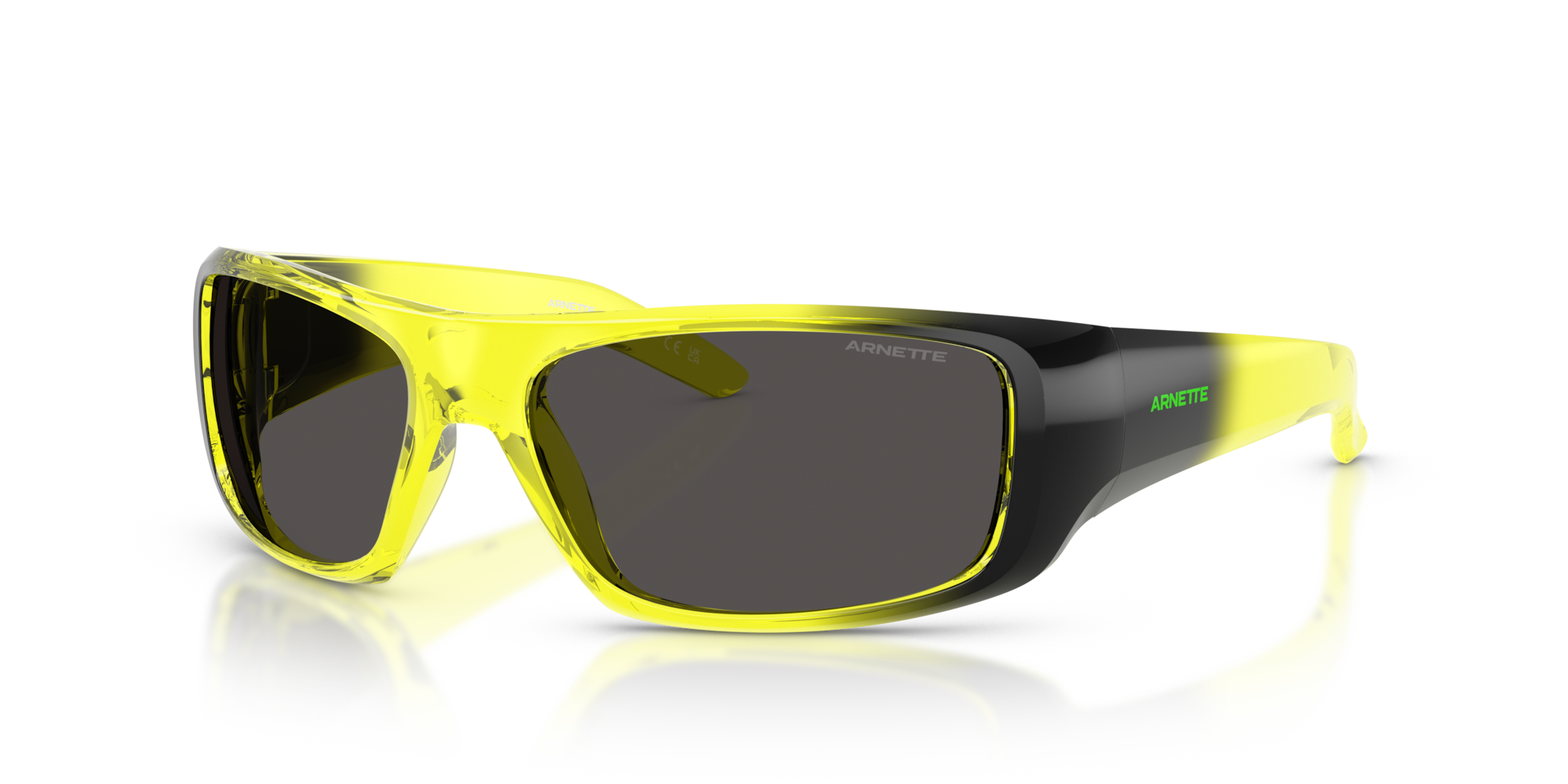 Occhiali da Sole Arnette Hot Shot Uomo 0AN4182 Giallo Trasparente