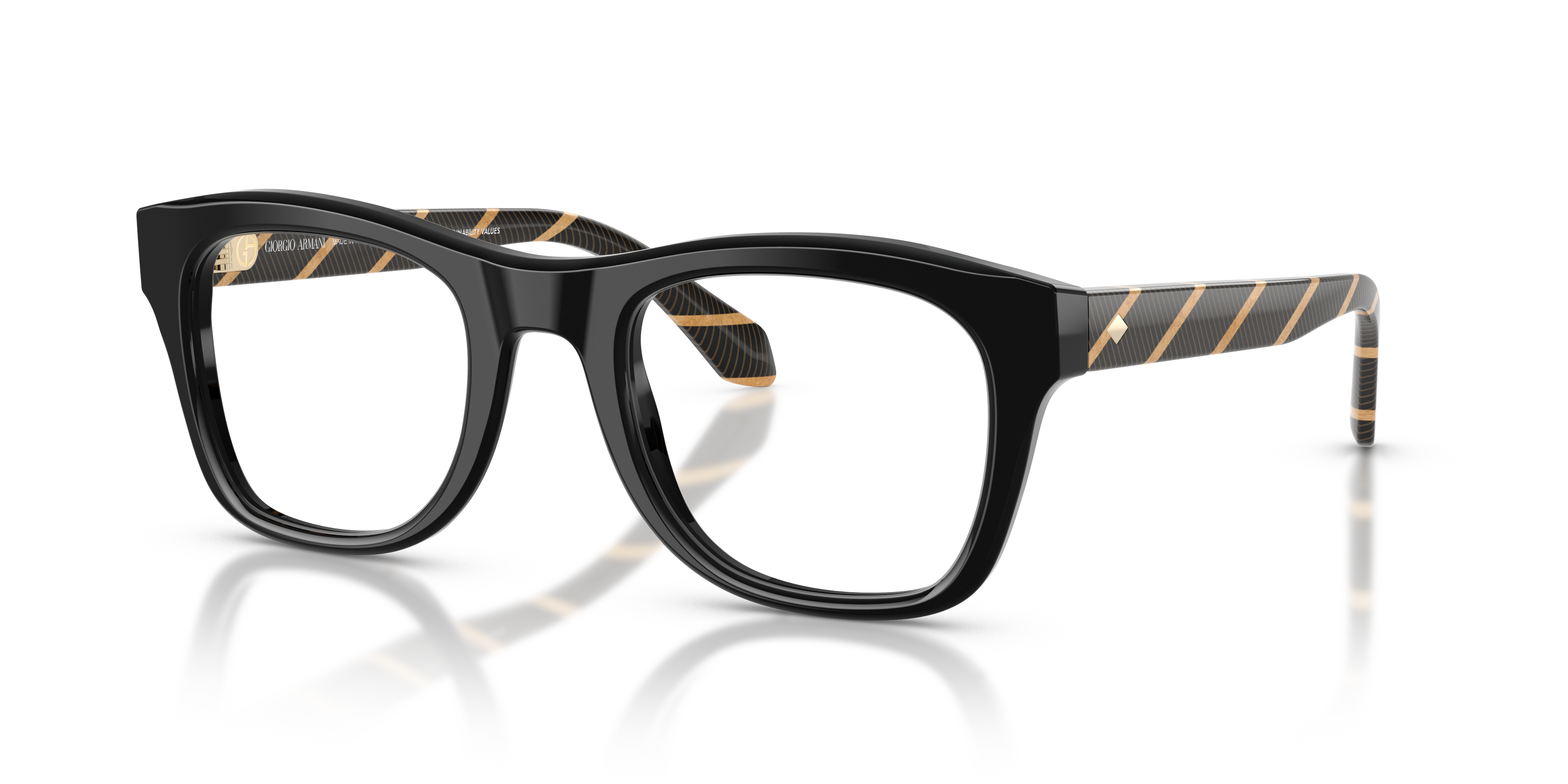 Giorgio Armani 0AR7273 Occhiali da Vista Uomo Neri - Eleganza