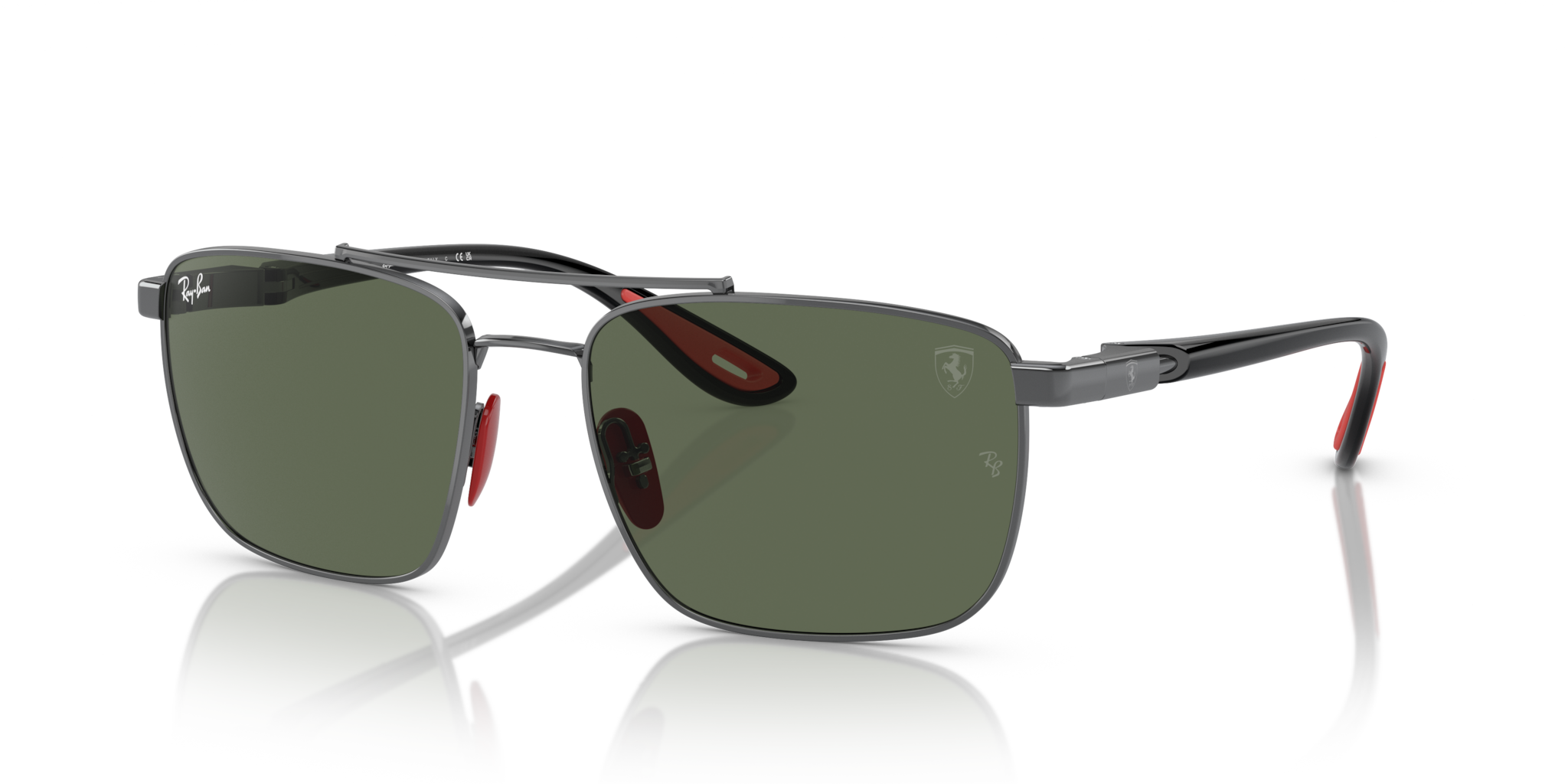 Occhiali da Sole Ray-Ban RB3715M Gunmetal | Scuderia Ferrari Uomo