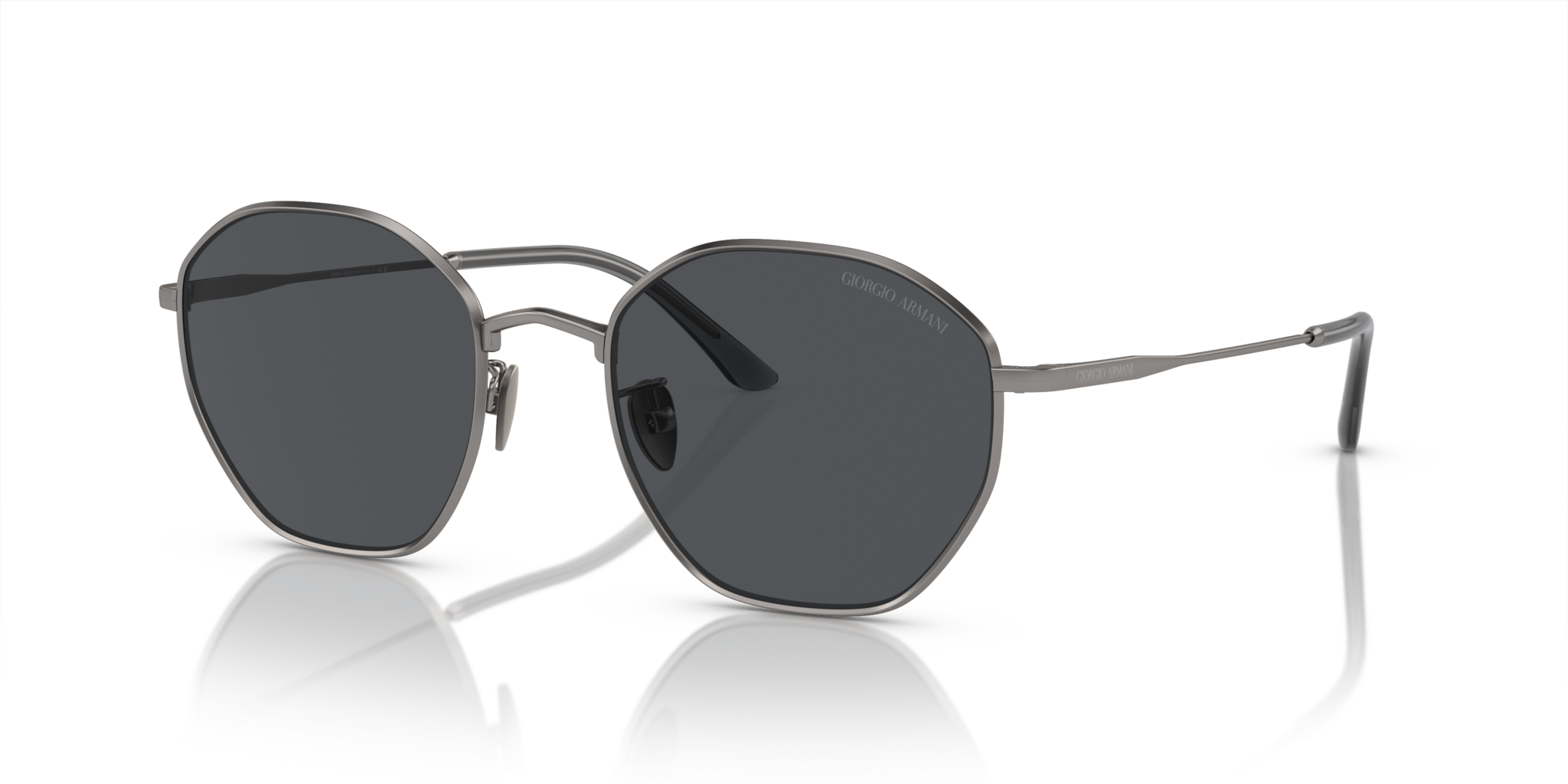 Occhiali da Sole Uomo Giorgio Armani AR6150 Matte Gunmetal Originali
