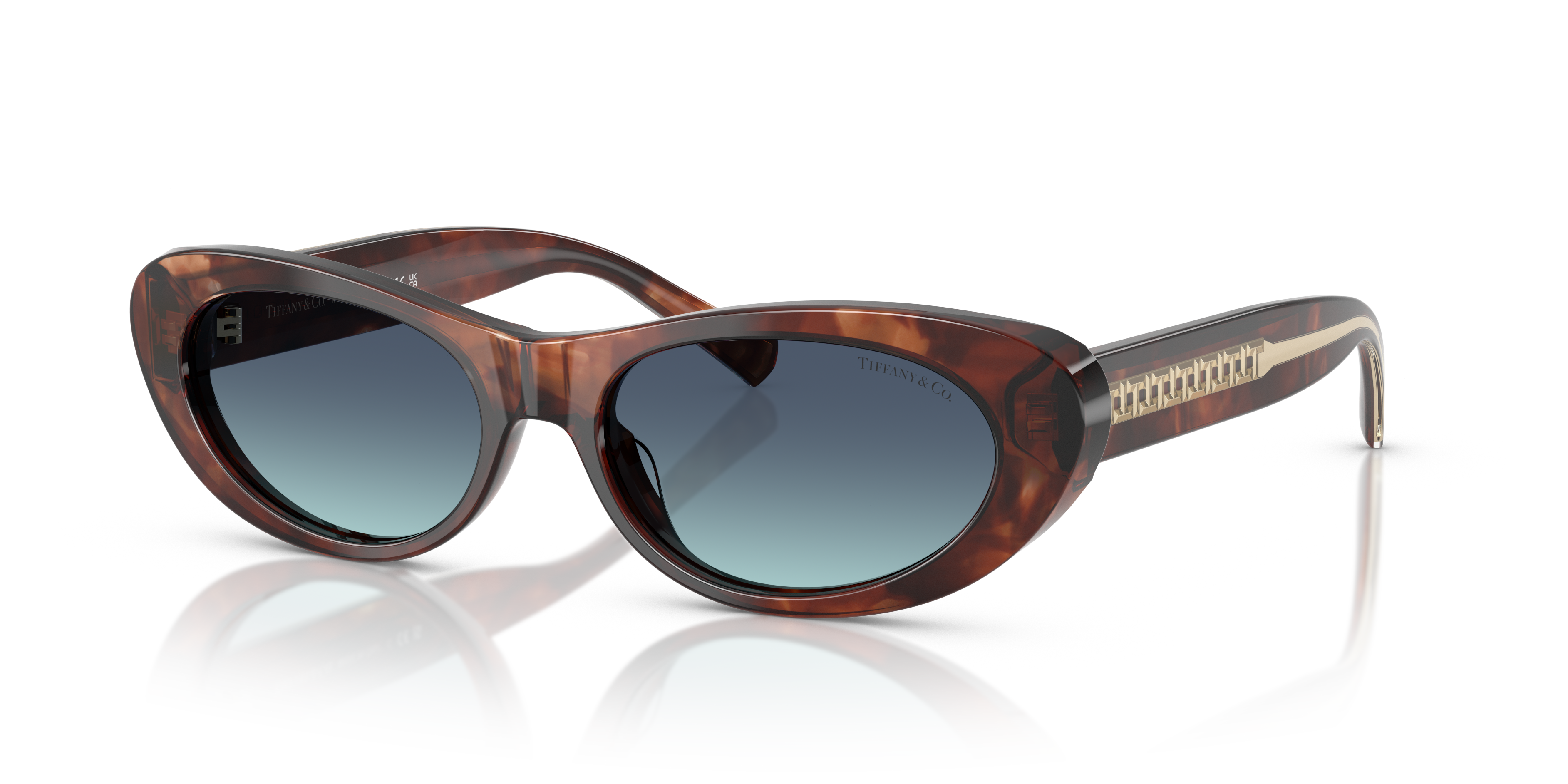 Occhiali da Sole Tiffany 0TF4236U Spotted Brown Havana Donna