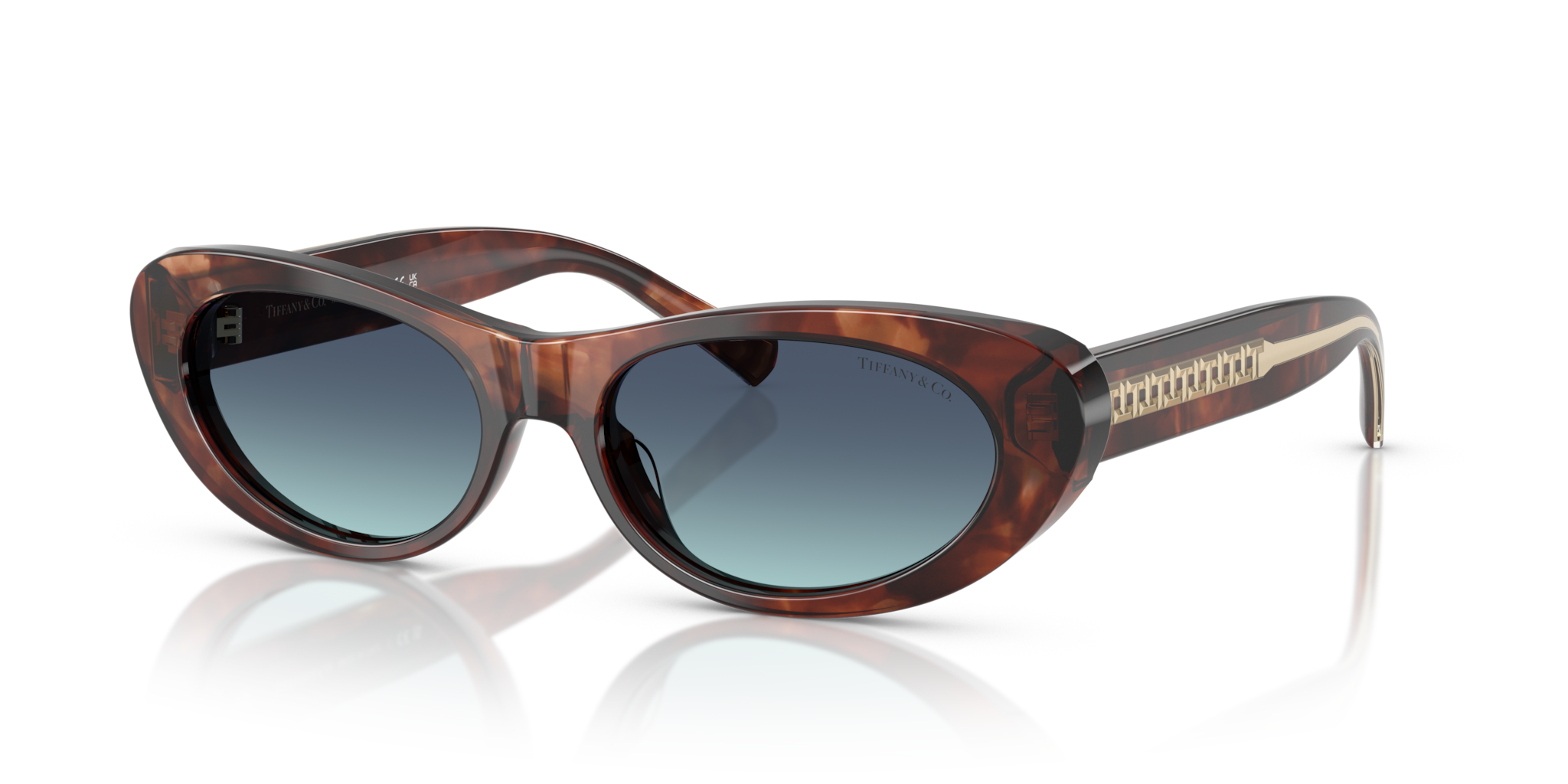 Occhiali da Sole Tiffany 0TF4236U Spotted Brown Havana Donna