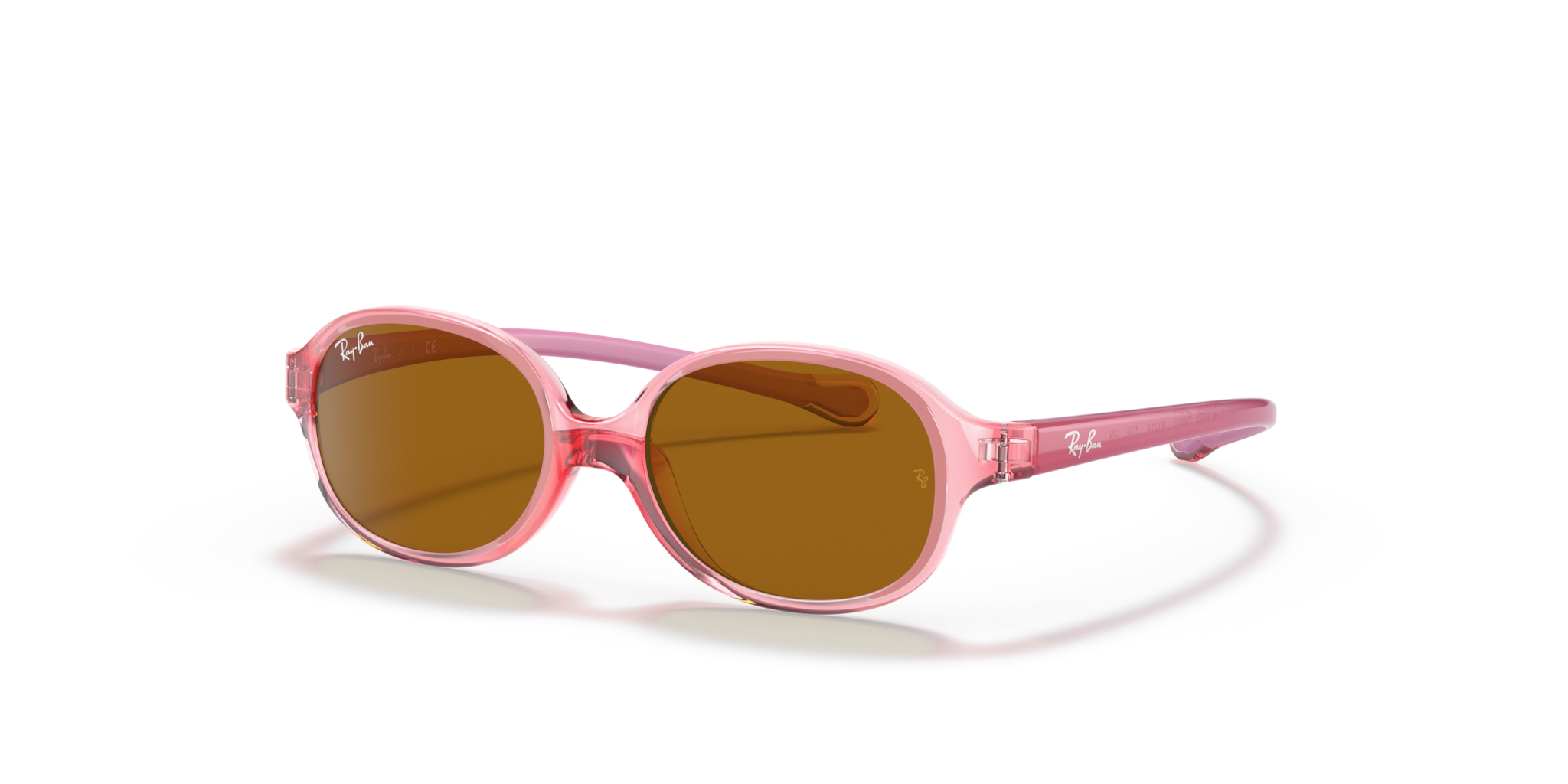 Occhiali da Sole Ray-Ban Bambino 0RJ9187S Rossi Trasparenti