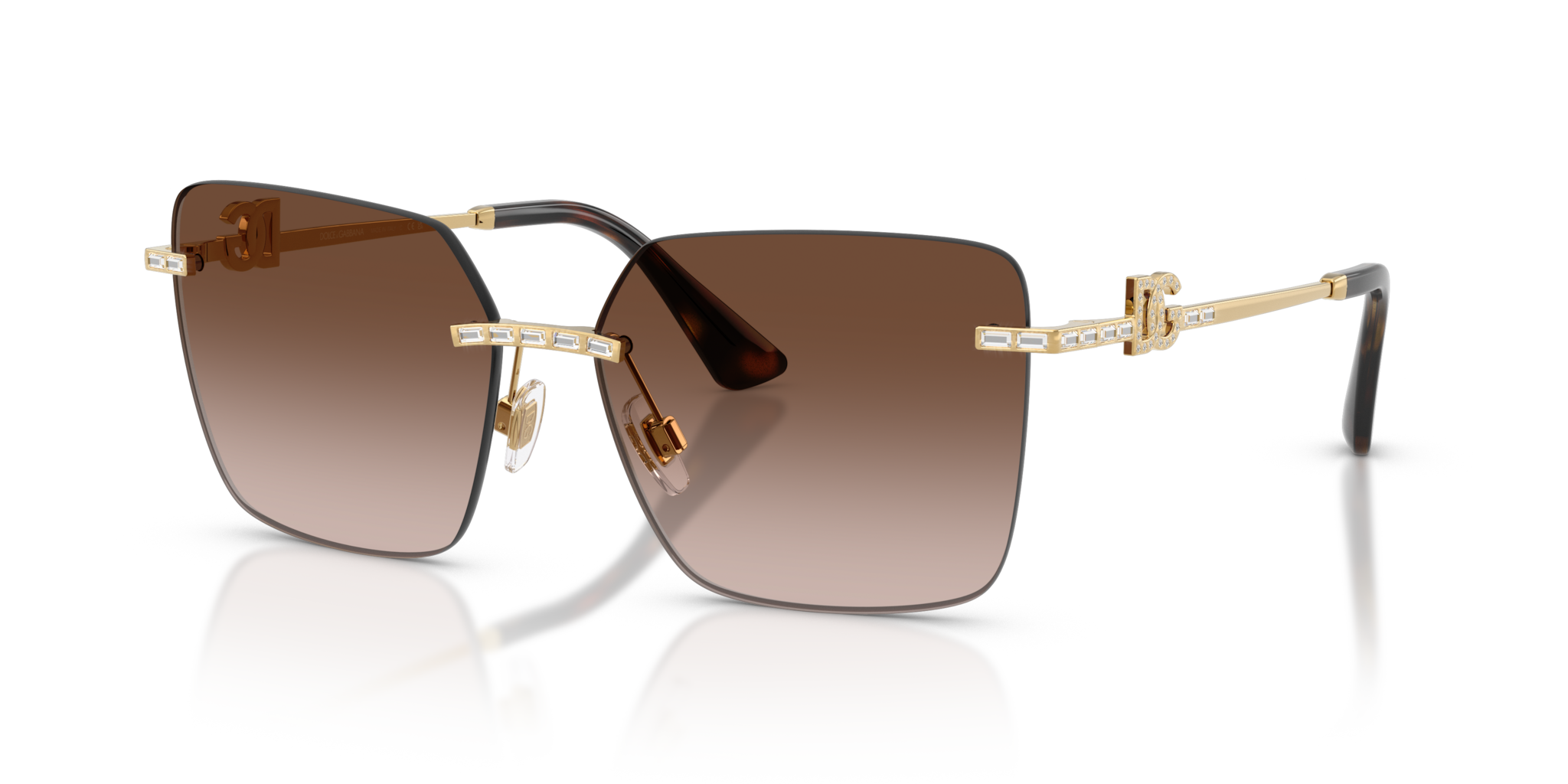 Occhiali da Sole Dolce&Gabbana Donna Oro DG2332B - Protezione UV