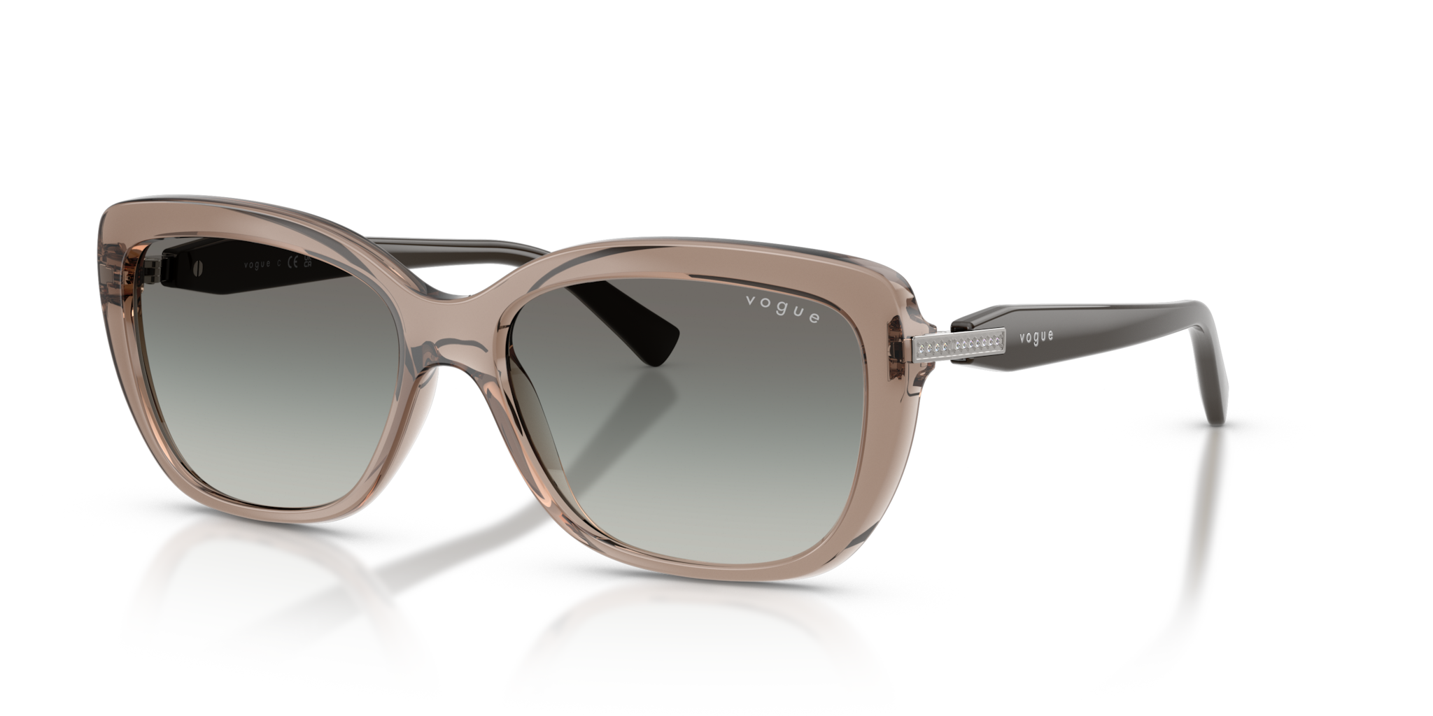 Occhiali da Sole Donna Vogue 0VO5678SB Marrone Trasparente Cat-Eye