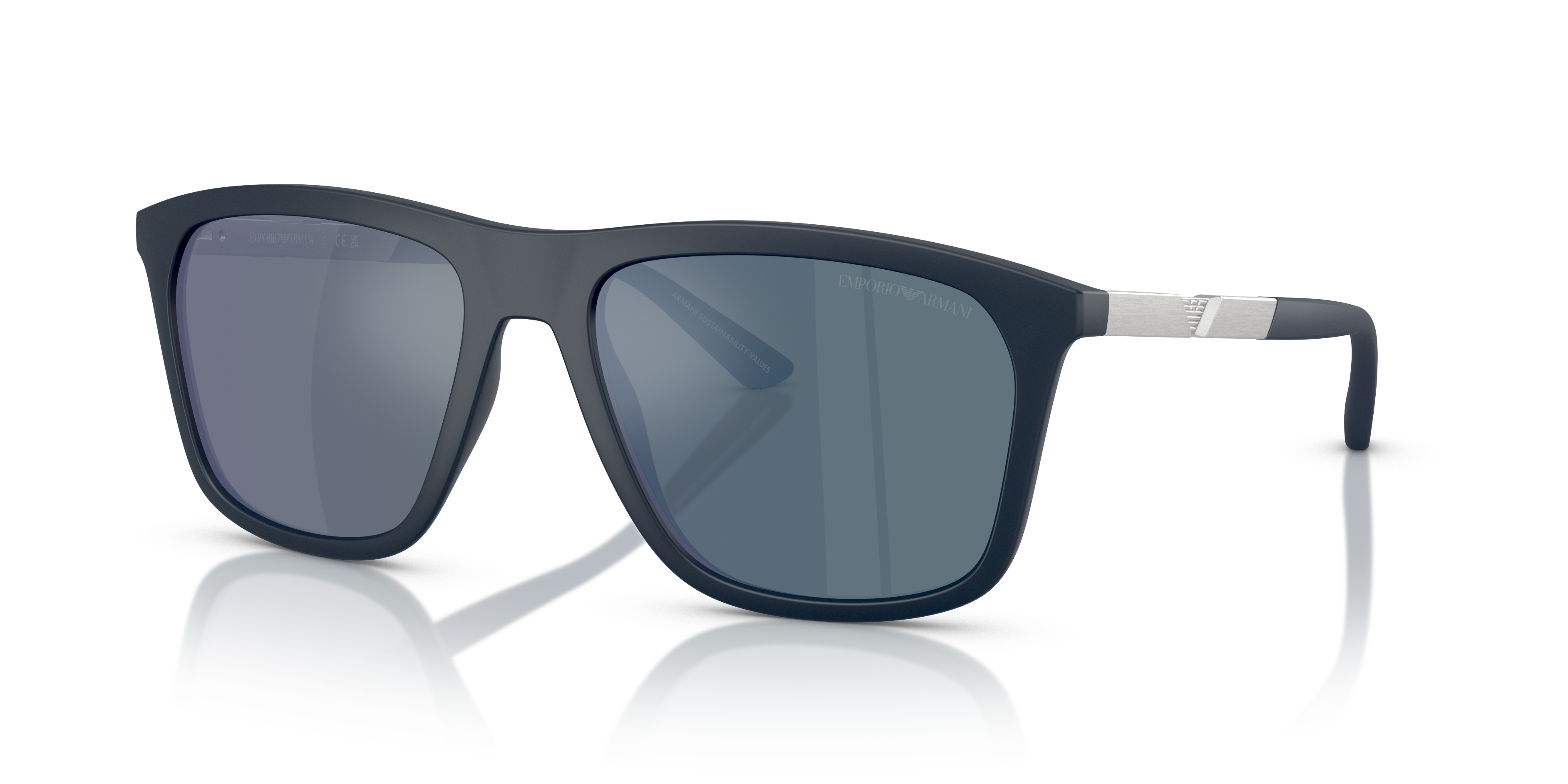 OCCHIALE DA SOLE UOMO | EMPORIO ARMANI EA 4237 - 618925 BLU SCURO OPACO - CALIBRO 57