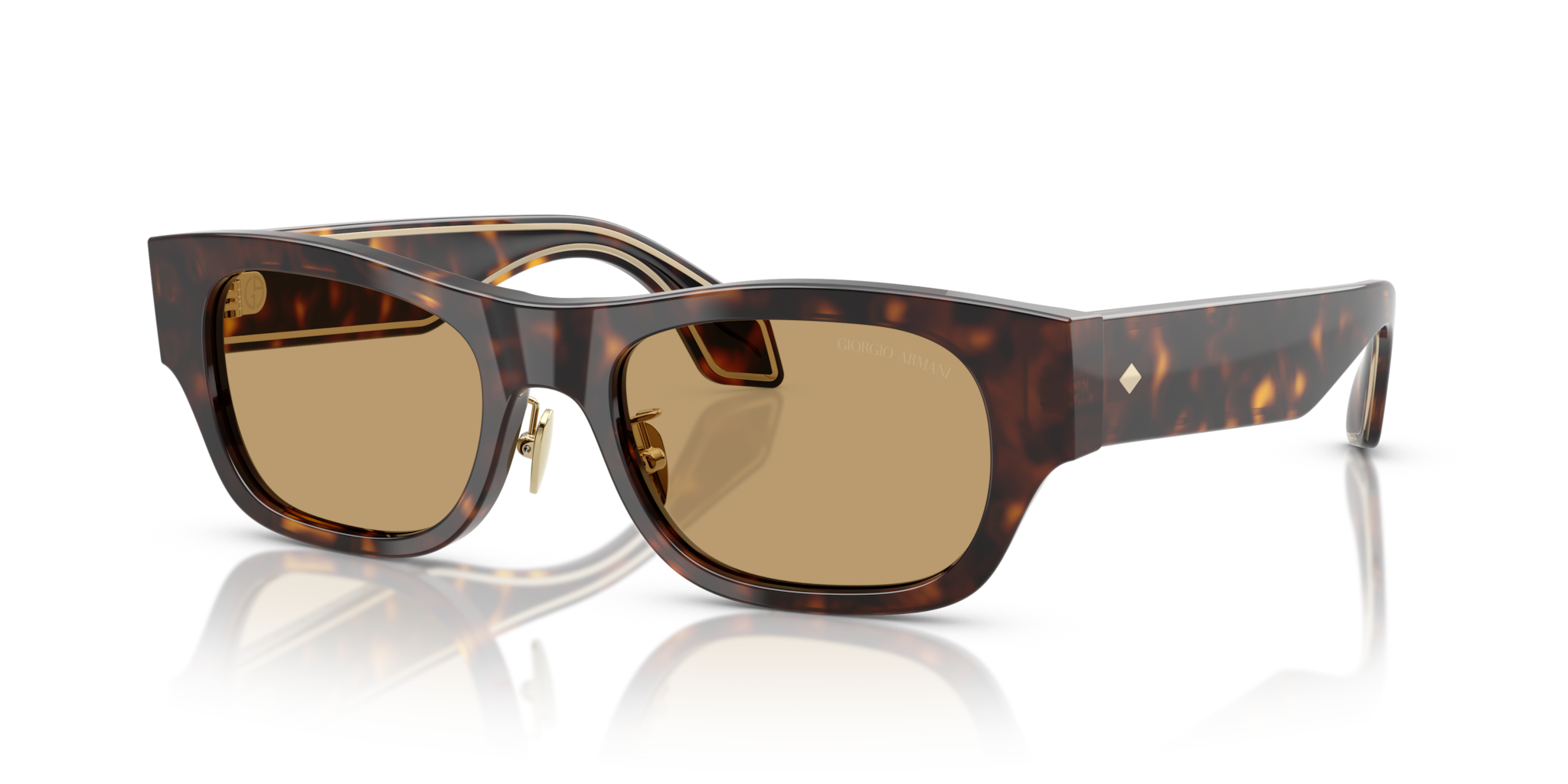 Occhiali da Sole Giorgio Armani AR8224 Uomo Havana Originali