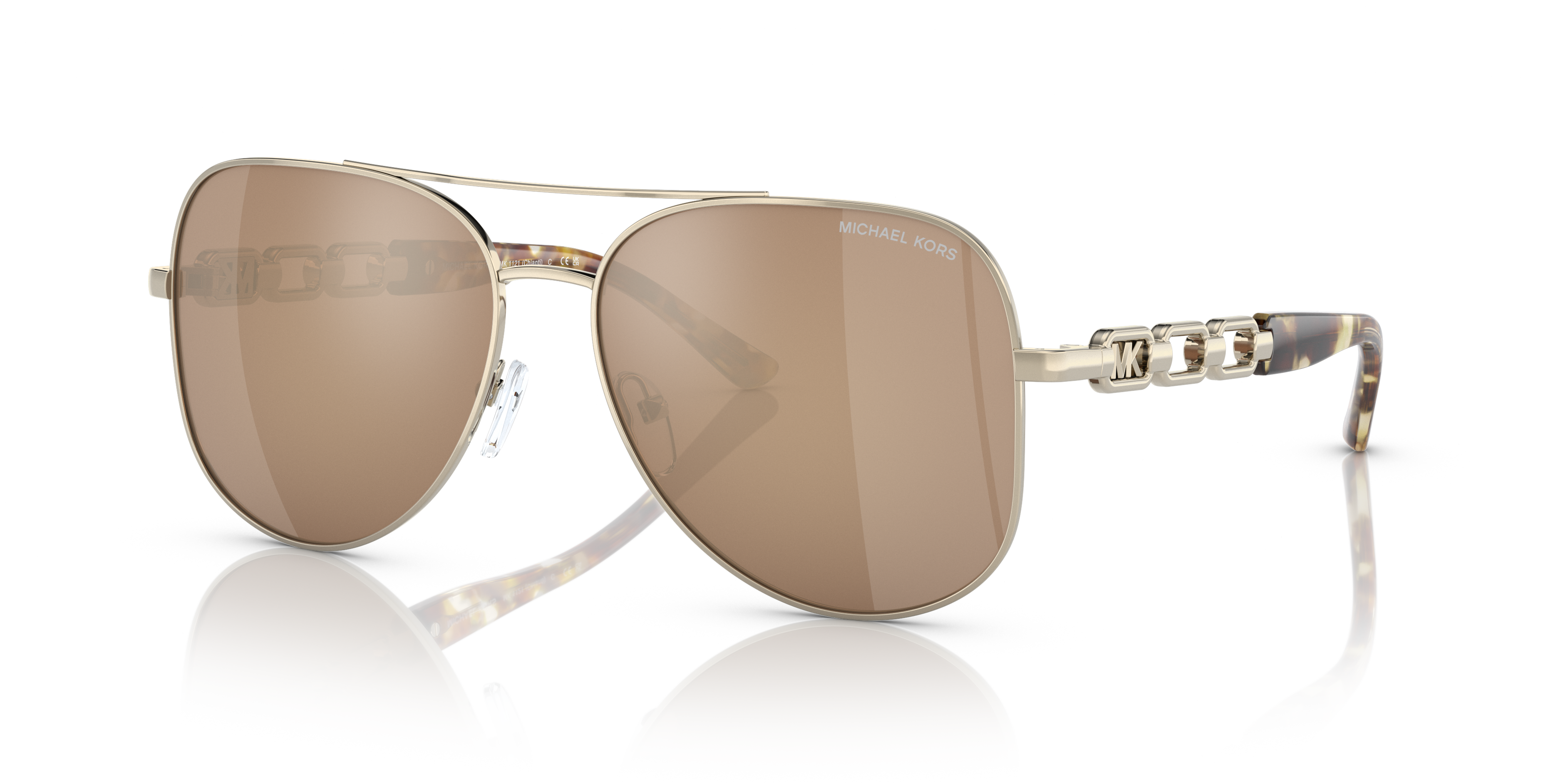 OCCHIALE DA SOLE DONNA | MICHAEL KORS MK 1121 - CHIANTI 10147P ORO CHIARO - CALIBRO 58