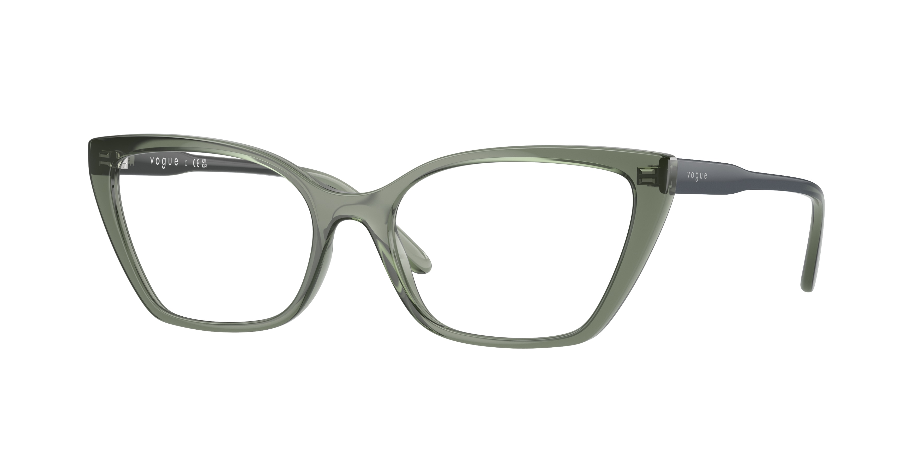 3086 - Verde pato transparente