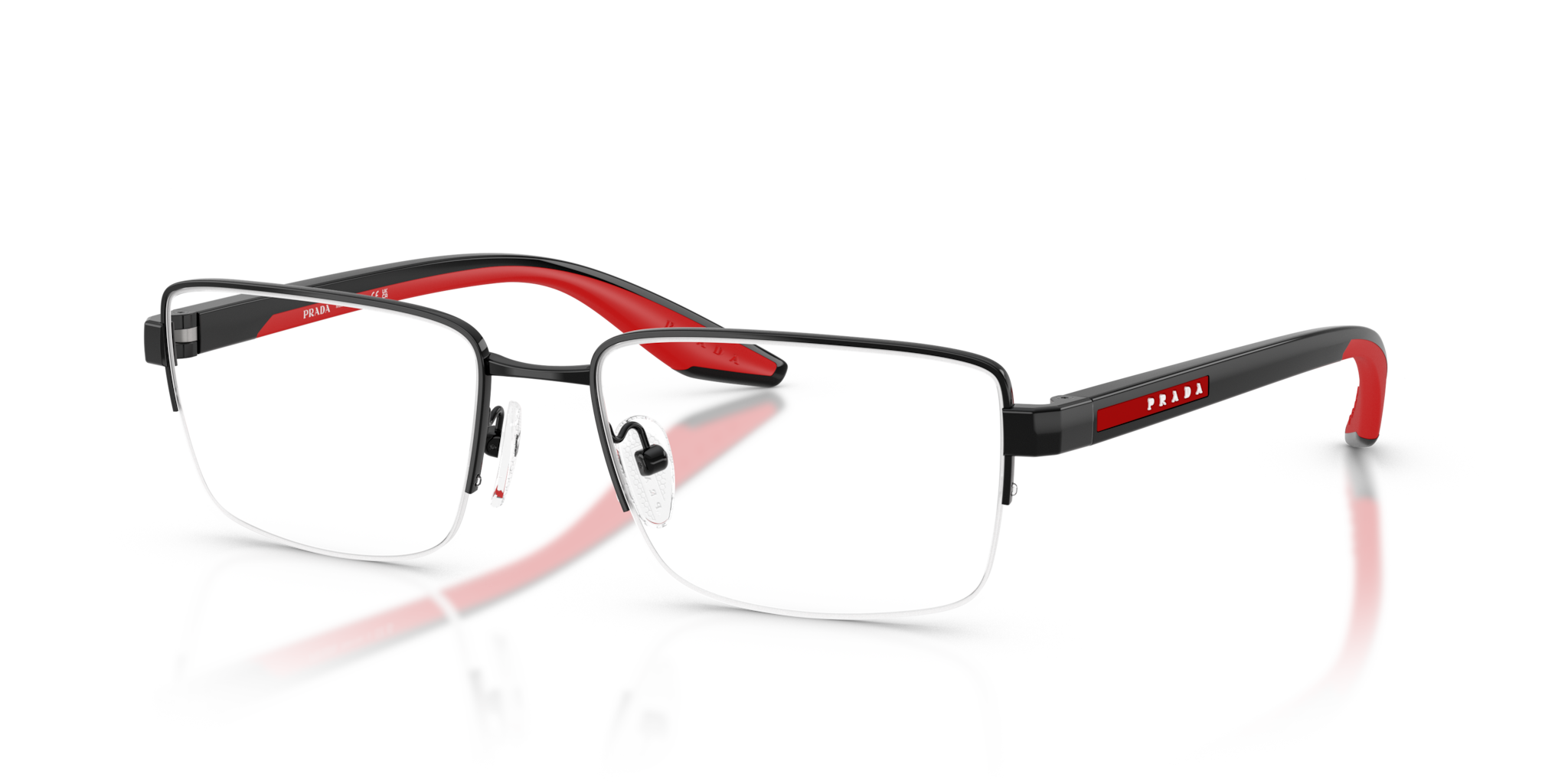 Occhiali da Vista Prada Linea Rossa 0PS 51SV Uomo Neri | Stile e Comfo