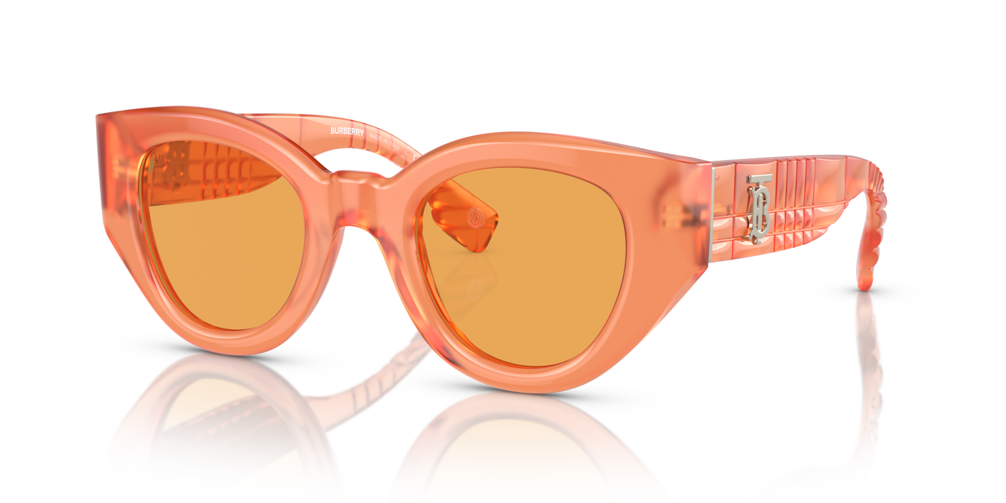 Occhiali da Sole Burberry 0BE4390 Arancione Donna - Modello Meadow