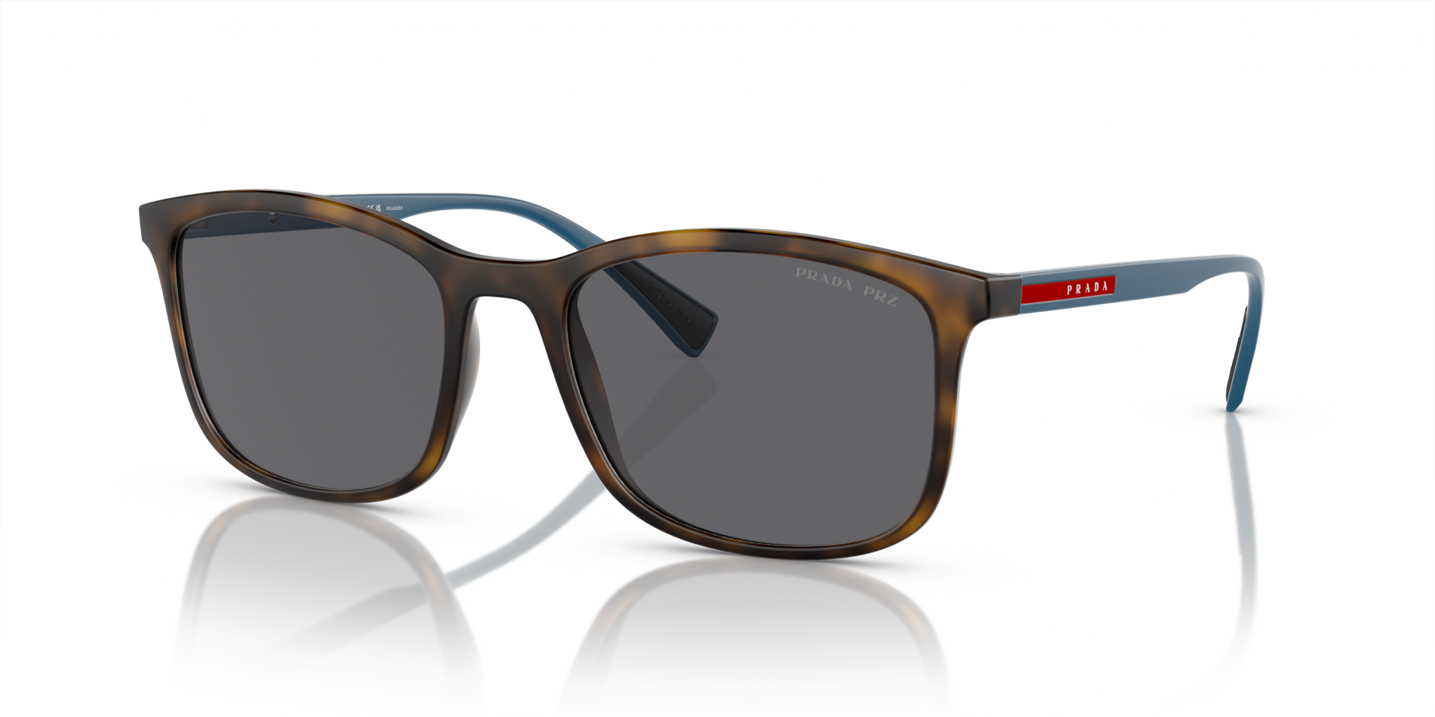 Occhiali da Sole Prada Linea Rossa 0PS 01TS Uomo Havana Rubber