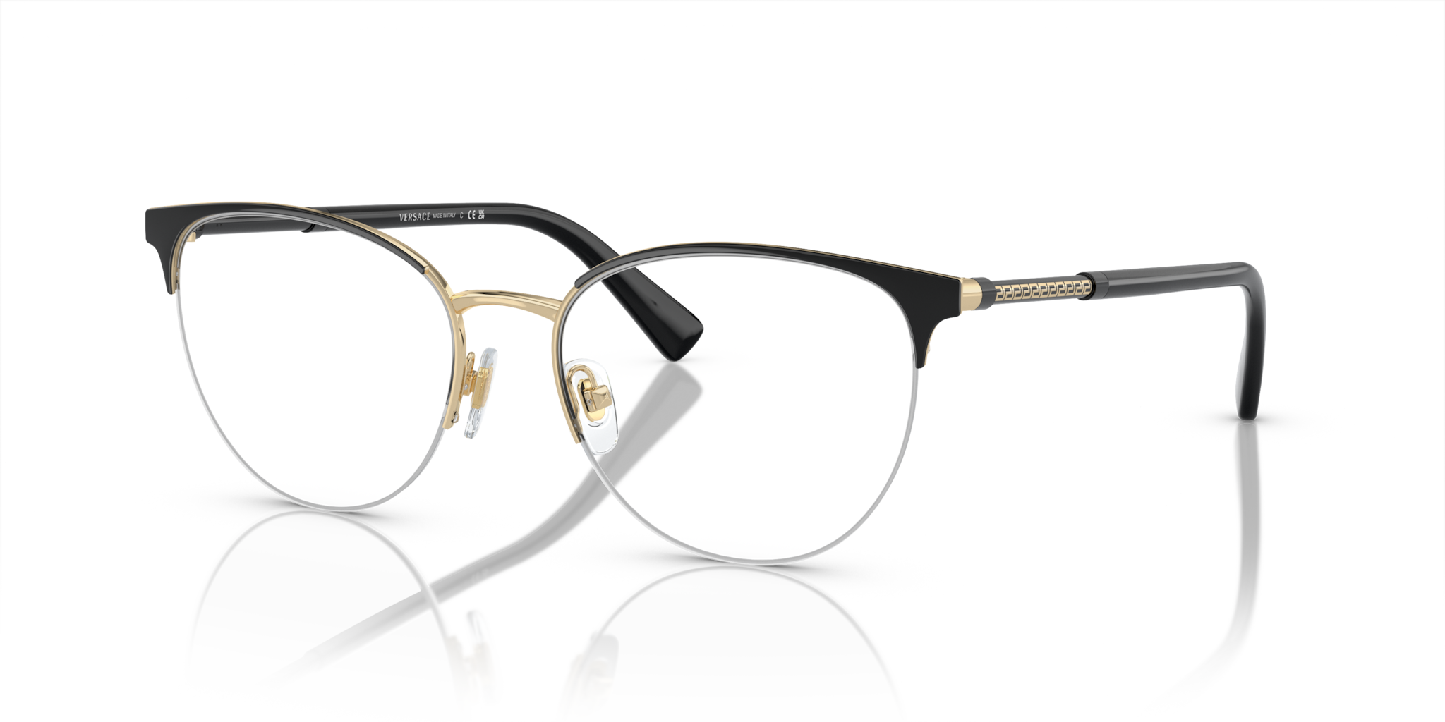 Occhiali da Vista Versace 0VE1247 Donna Nero Oro – Eleganza e Stile