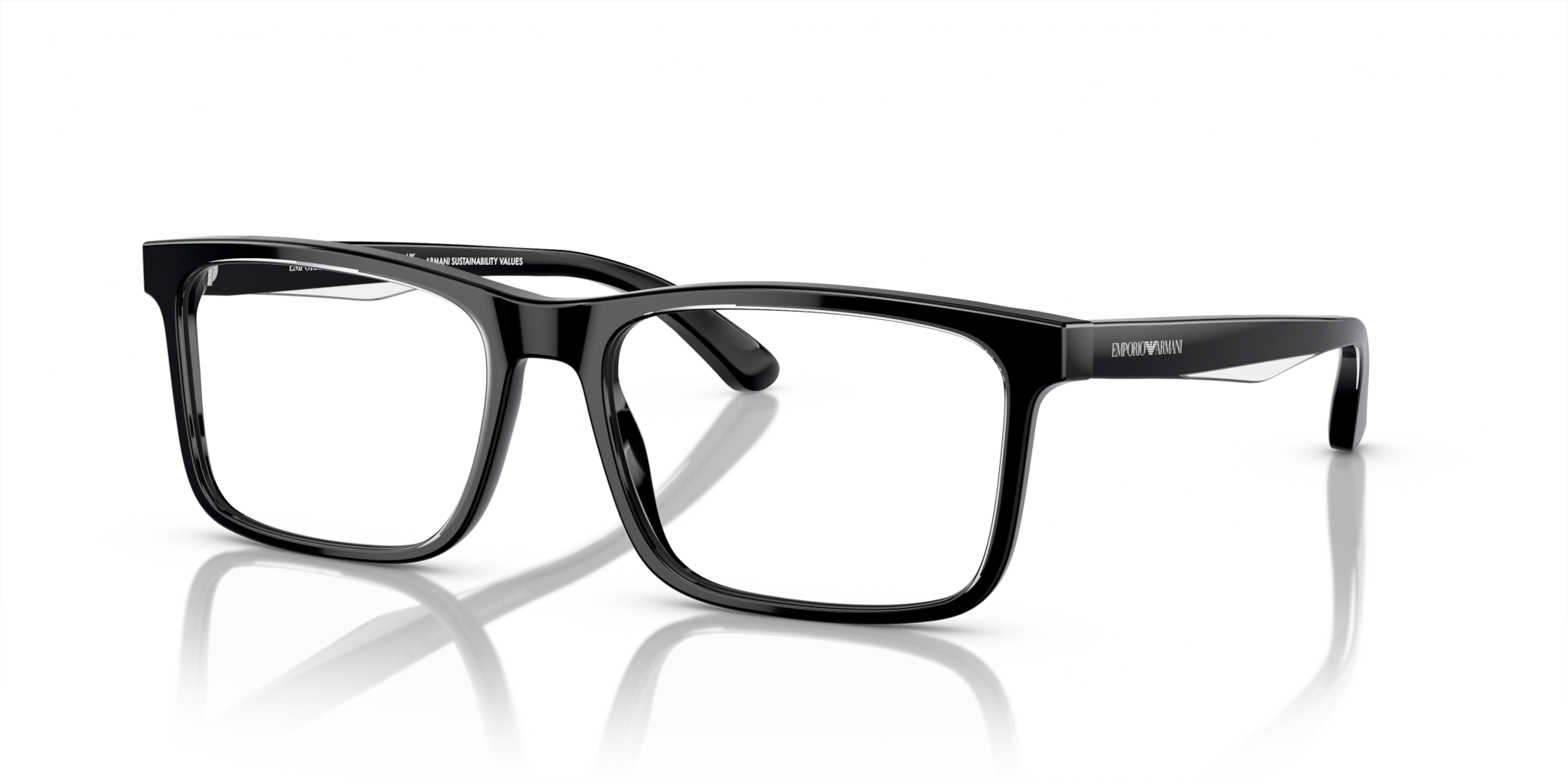 Occhiali da Vista Uomo Emporio Armani 0EA3227 Shiny Black/Top Crystal