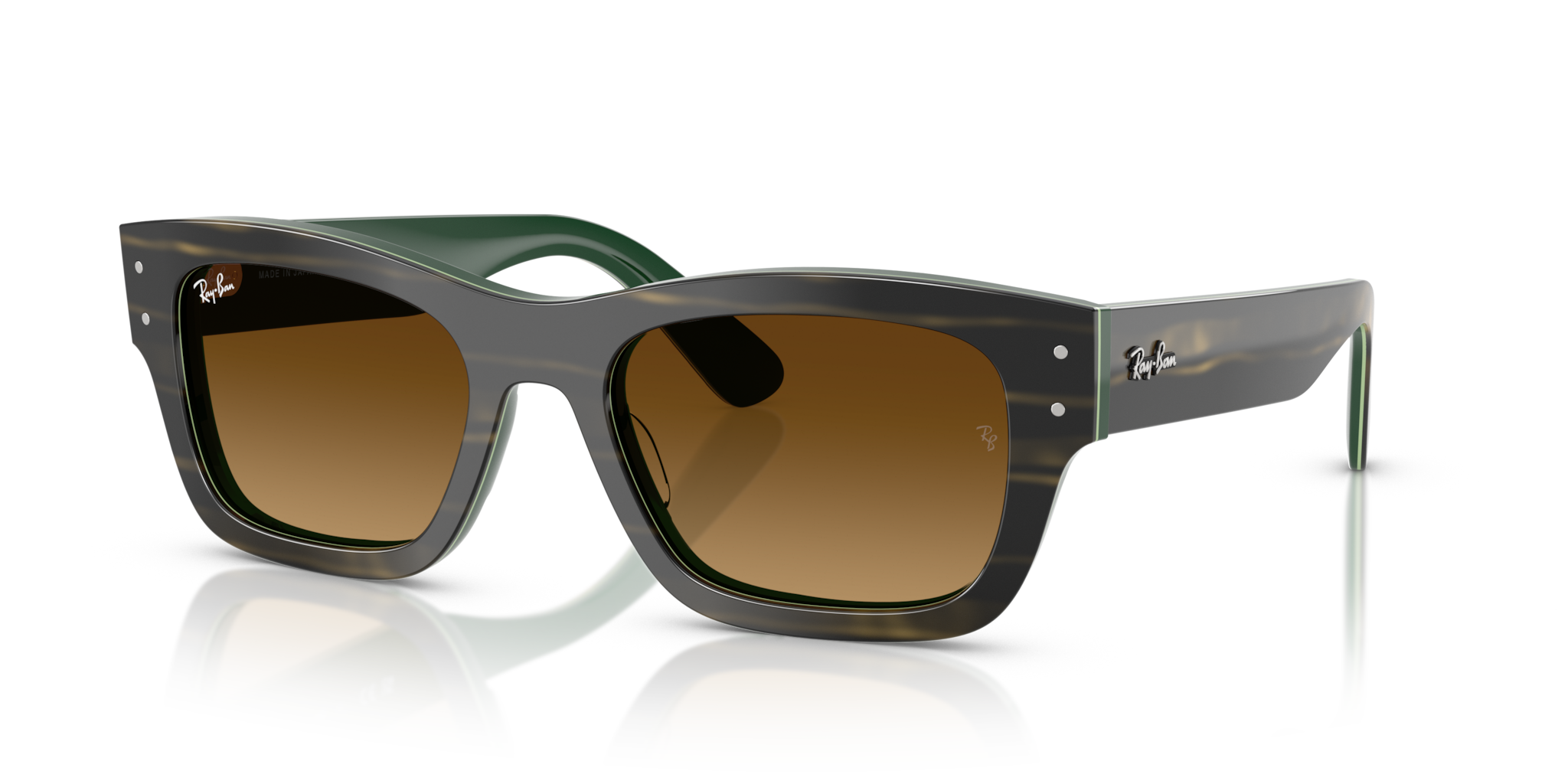 Occhiali da Sole Ray-Ban Joseph Striped Green Originali