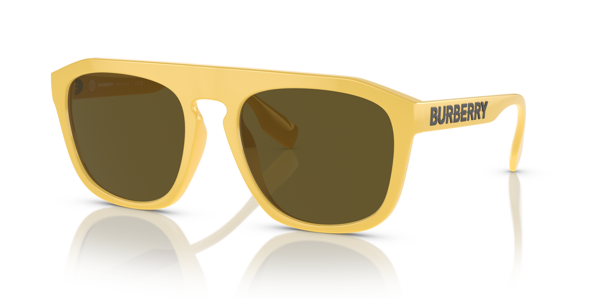 Occhiali da sole Burberry uomo gialli 0BE4396U Wren originali