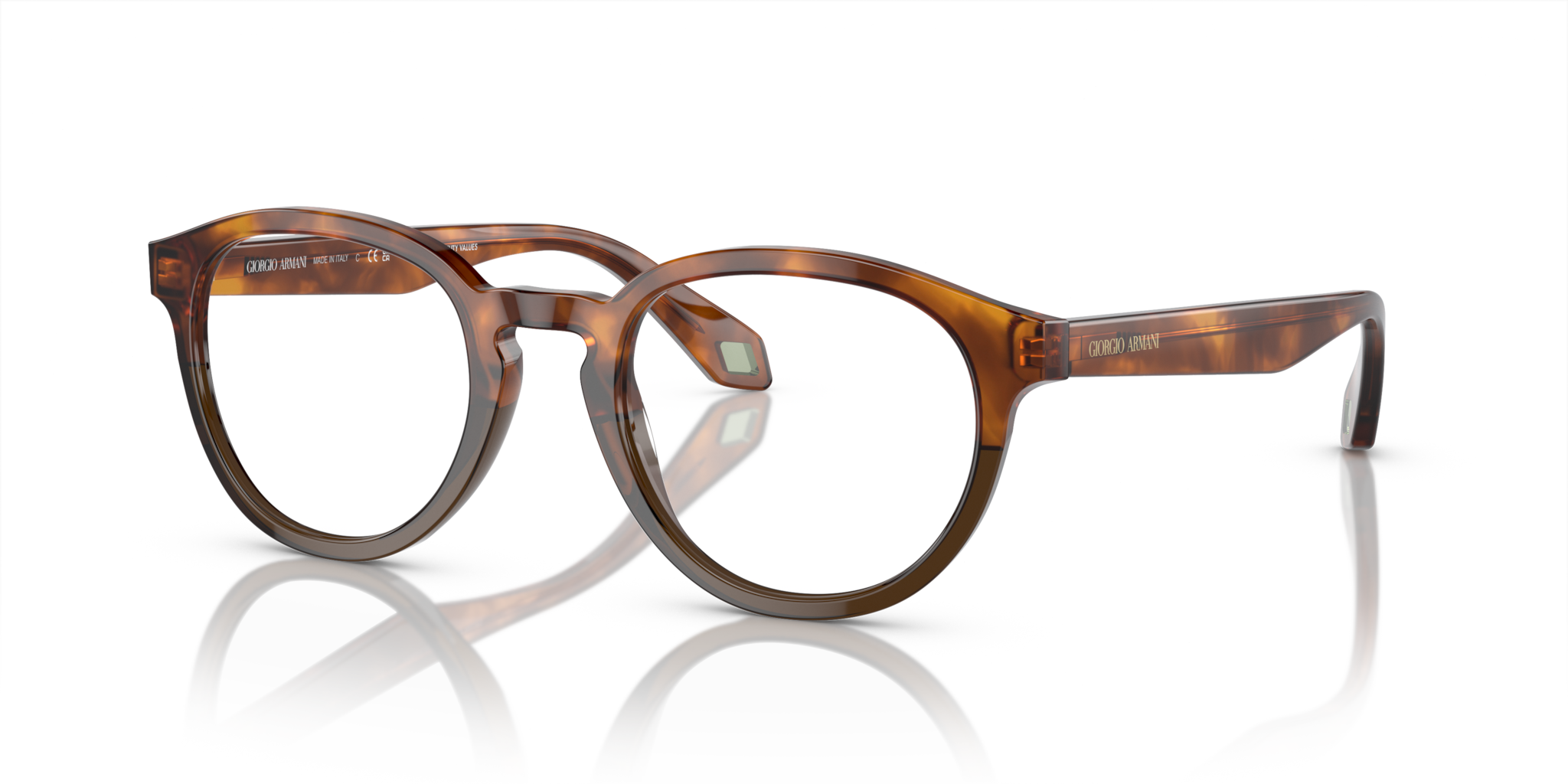 Occhiali da Vista Giorgio Armani Uomo 0AR7248 Havana Red/Opal Green
