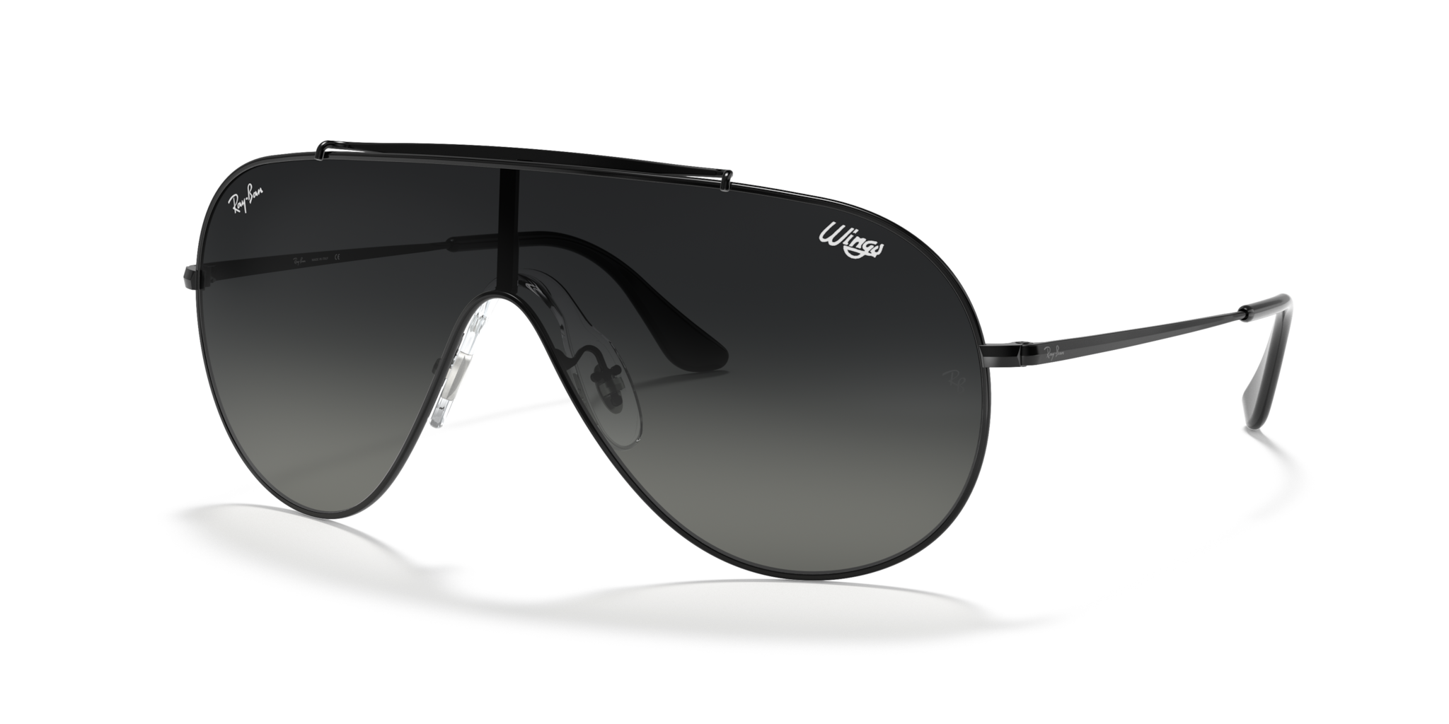 Ray-Ban Wings neri uomo | Occhiali da Sole Originali 0RB3597