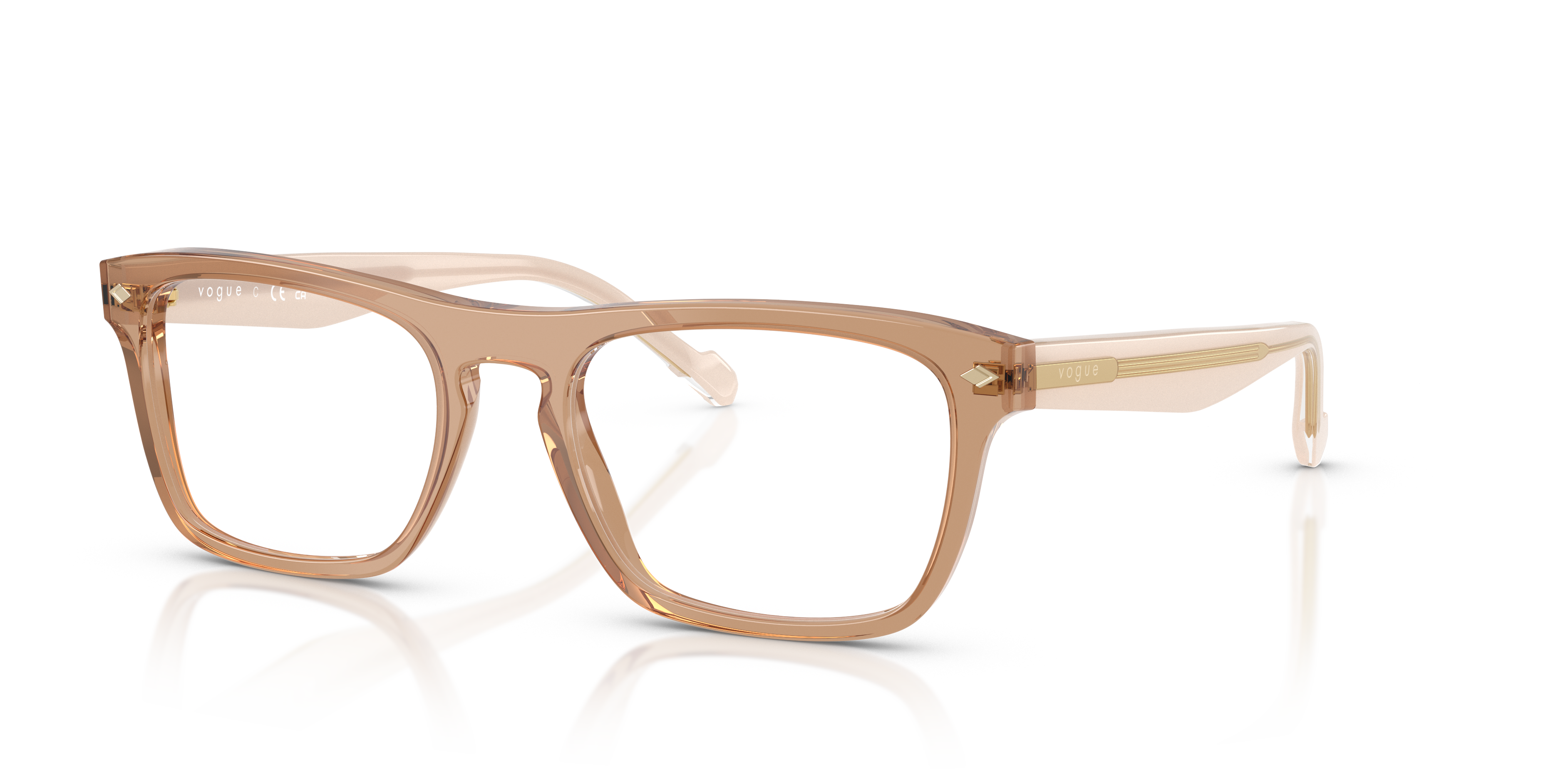 Vogue Eyewear 0VO5619 Occhiali da Vista Uomo - Transparent Brown
