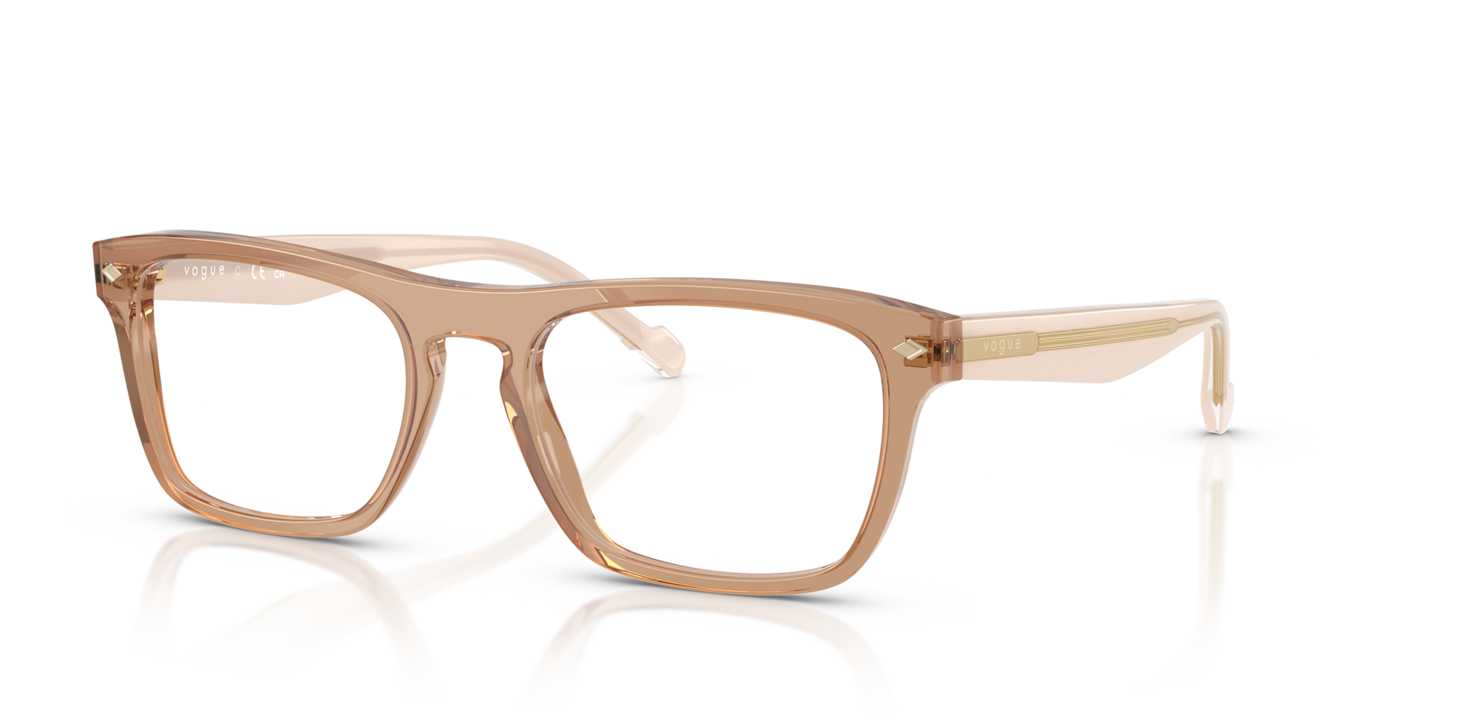 Vogue Eyewear 0VO5619 Occhiali da Vista Uomo - Transparent Brown