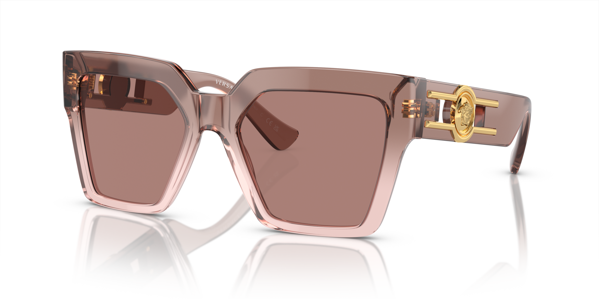 Occhiali da Sole Versace VE4458 Marrone Trasparente Donna