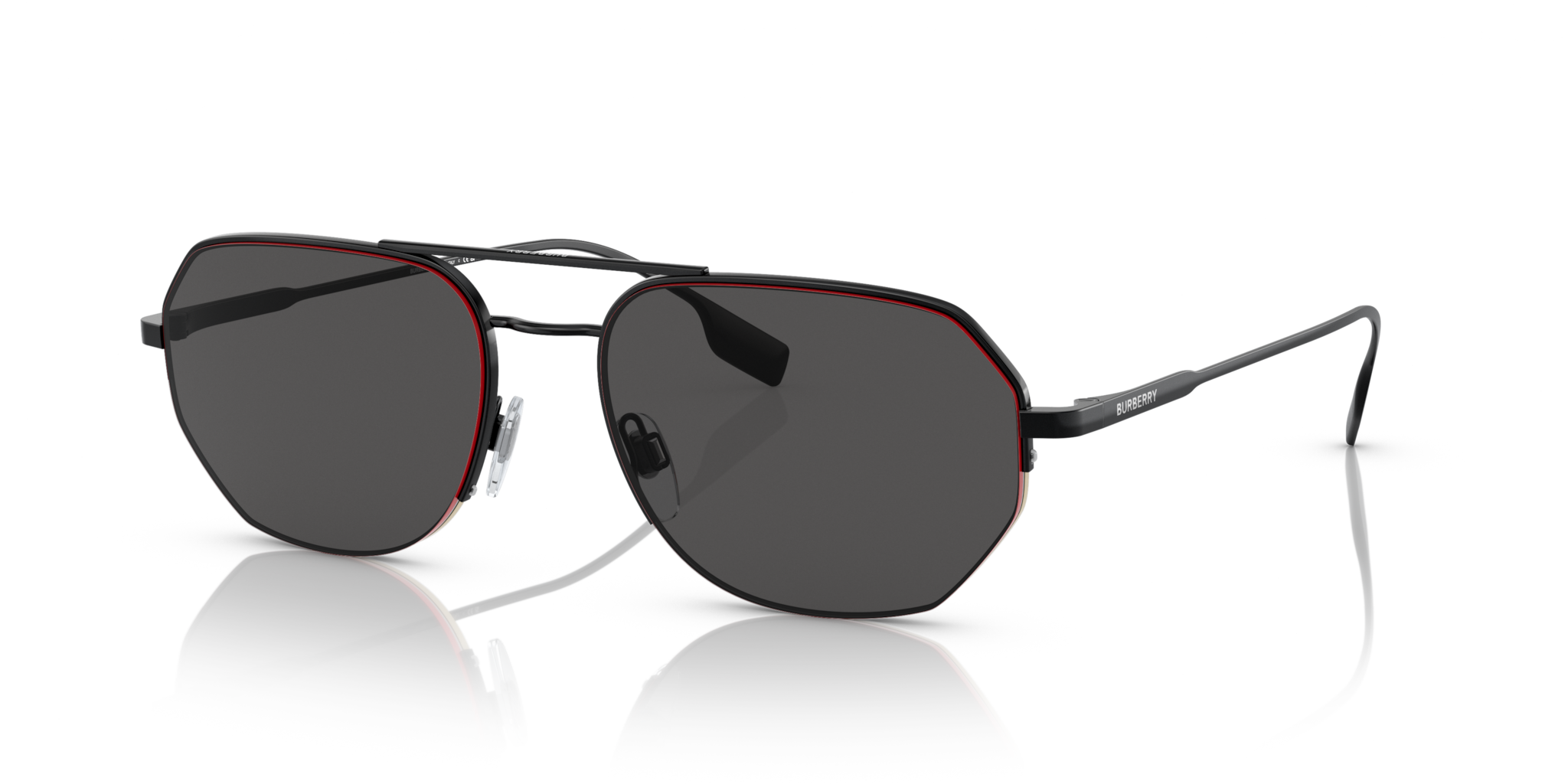Occhiali da Sole Burberry Uomo Neri 0BE3140 HENRY