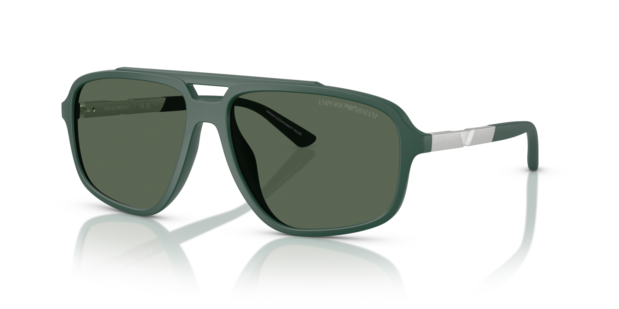 Occhiali da sole uomo Emporio Armani EA4236U Dark Green originali