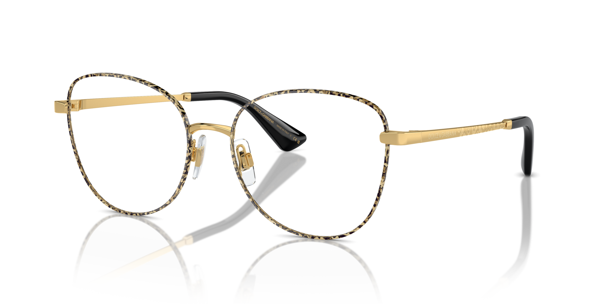 Dolce&Gabbana 0DG1355 Gold/Leo Occhiali da Vista Donna