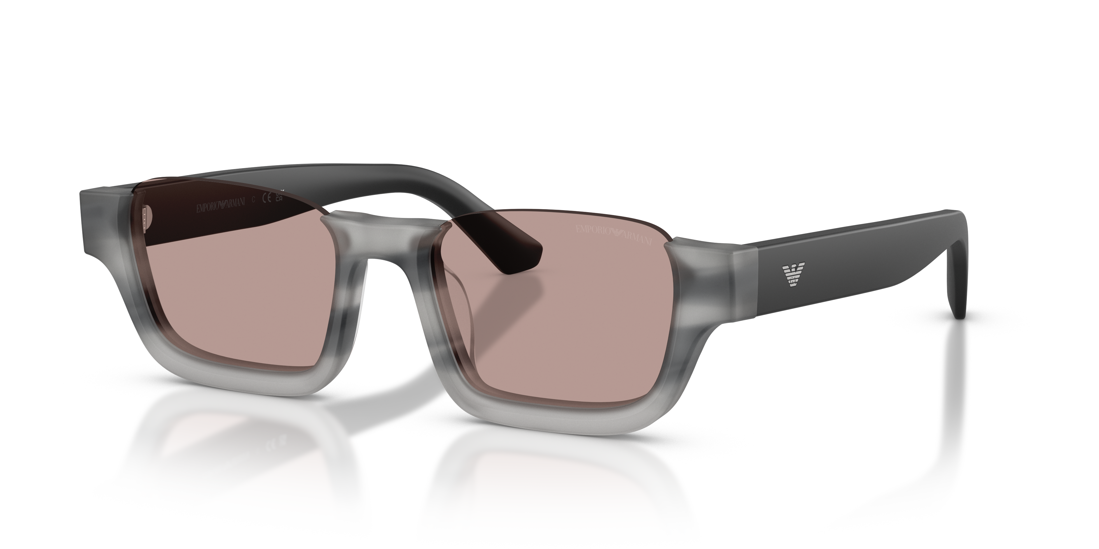 Occhiali da Sole Emporio Armani EA4268U Havana Striped Grey | Unisex