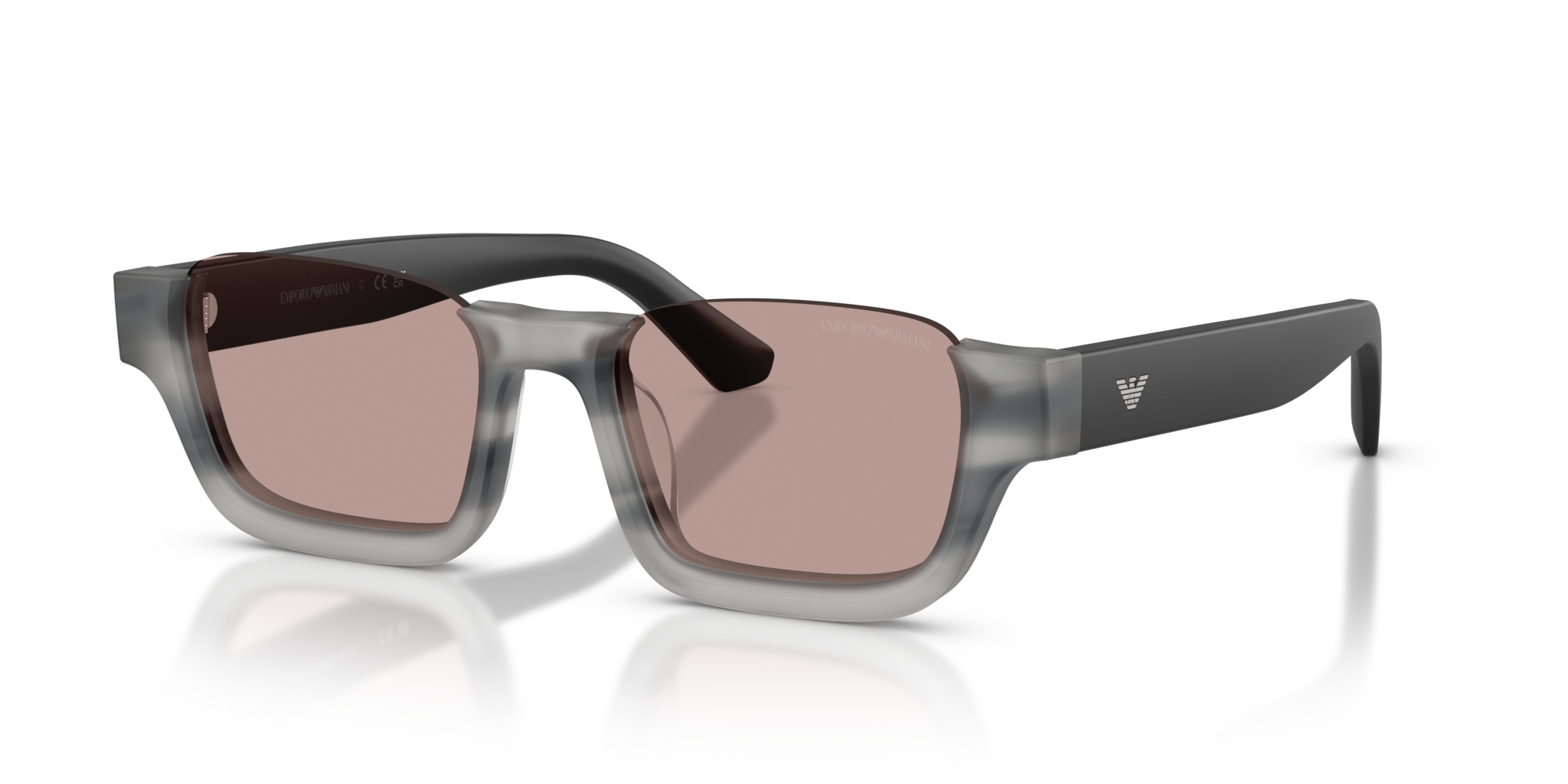 Occhiali da Sole Emporio Armani EA4268U Havana Striped Grey | Unisex