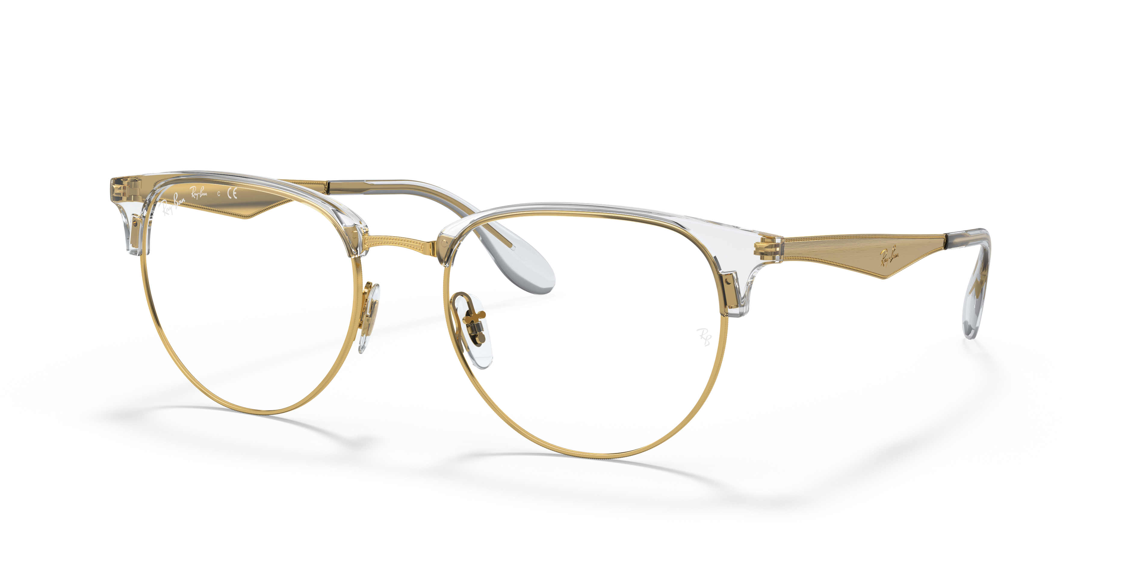 MEN'S EYEGLASSES RAY-BAN RX 6396 - 2932 SILVER CALIBER 53 