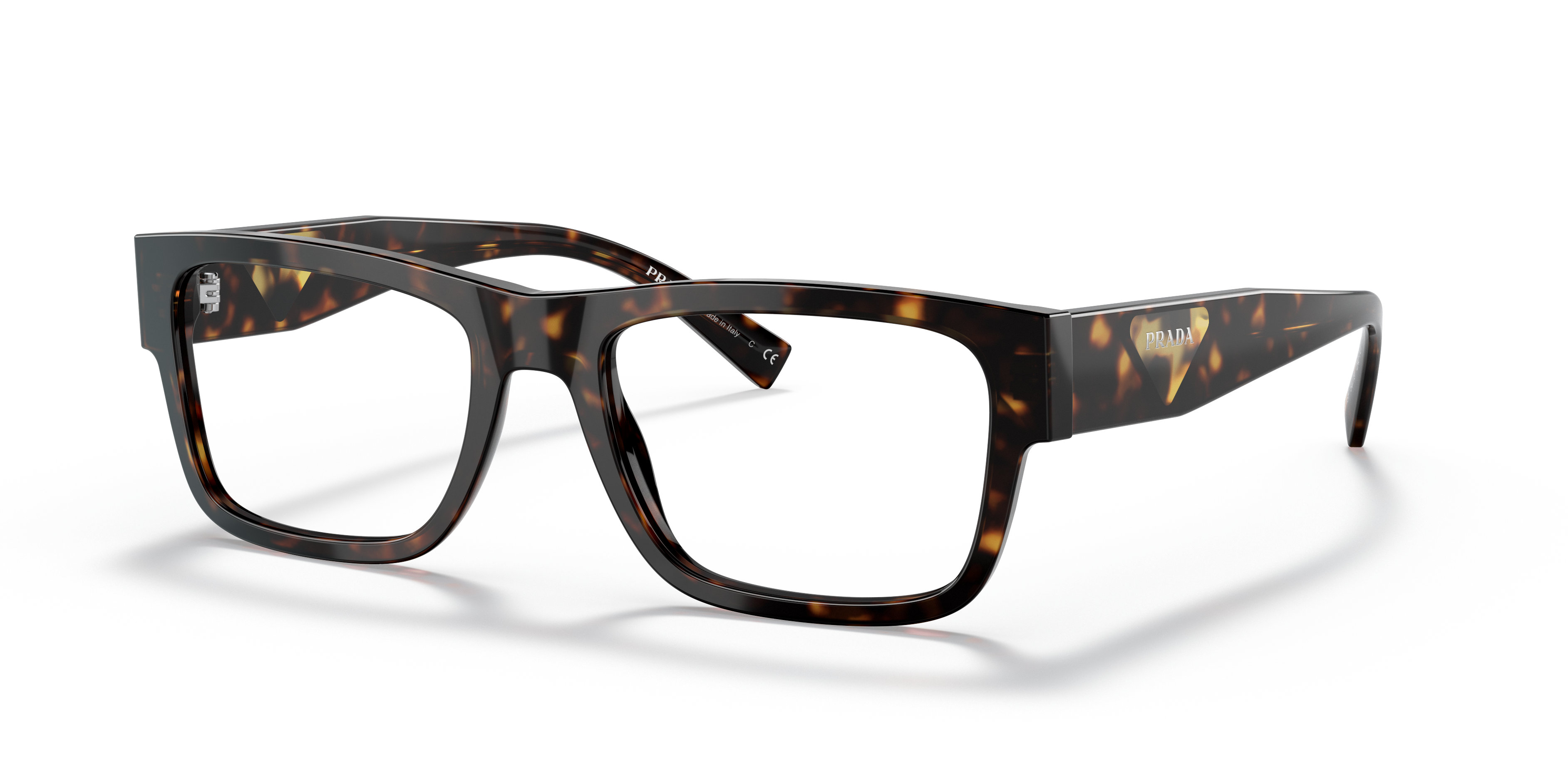 Occhiali da Vista Prada 0PR 15YV Uomo Havana - Eleganza Iconica