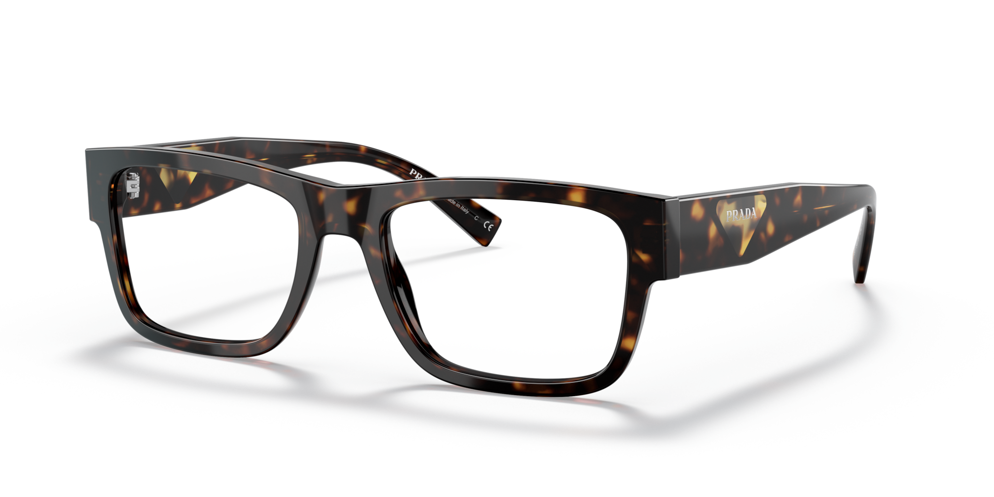 Occhiali da Vista Prada 0PR 15YV Uomo Havana - Eleganza Iconica