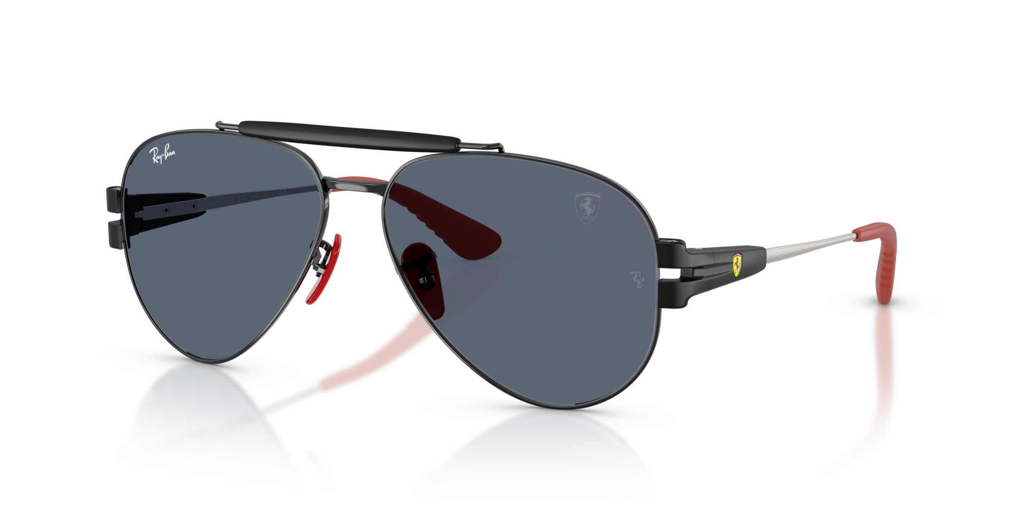 Occhiali da Sole Ray-Ban Scuderia Ferrari Neri | Mod. RB3762M