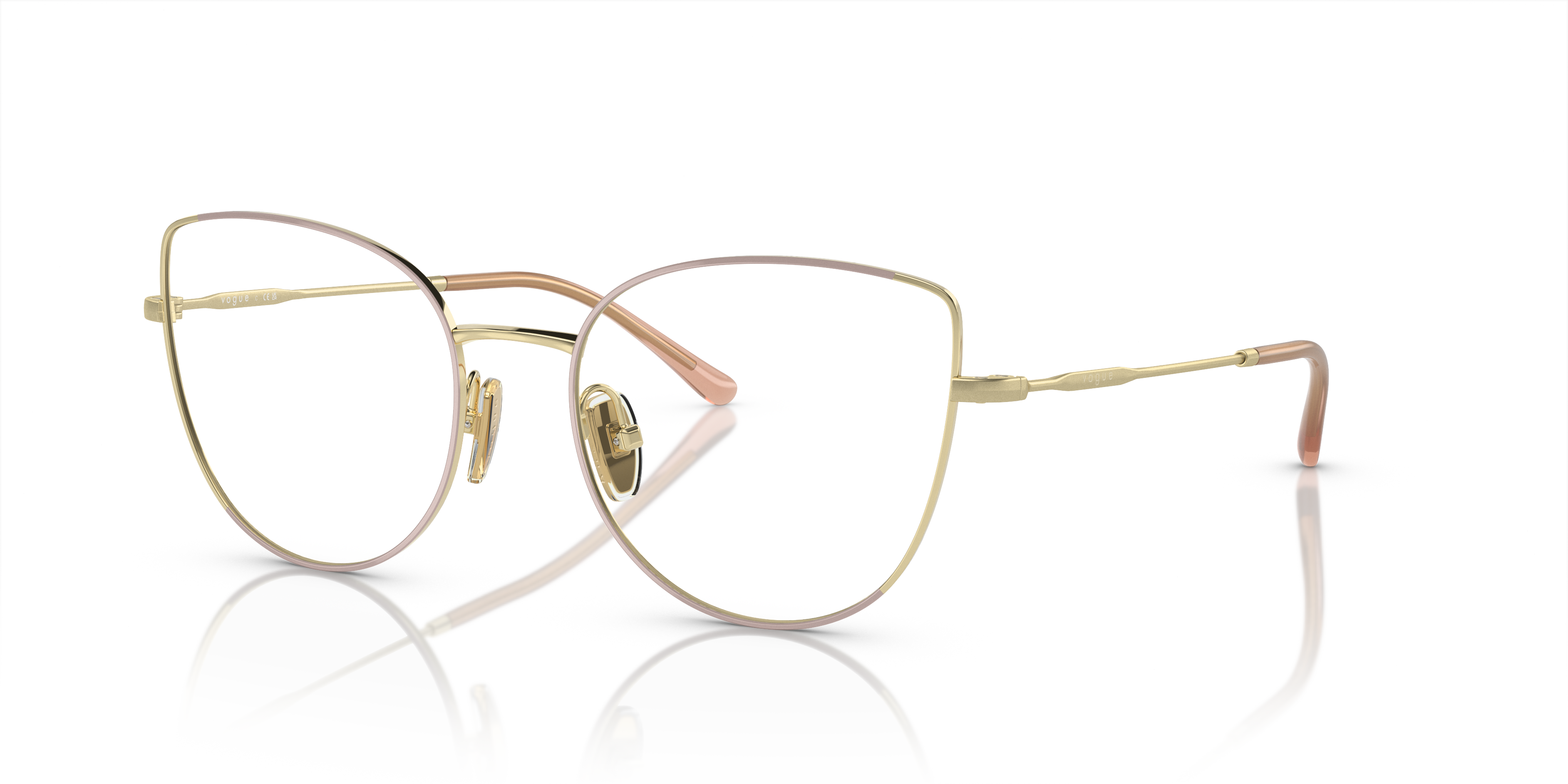 Occhiali da Vista Vogue Eyewear 0VO4298T Donna - Top Nude Oro Chiaro