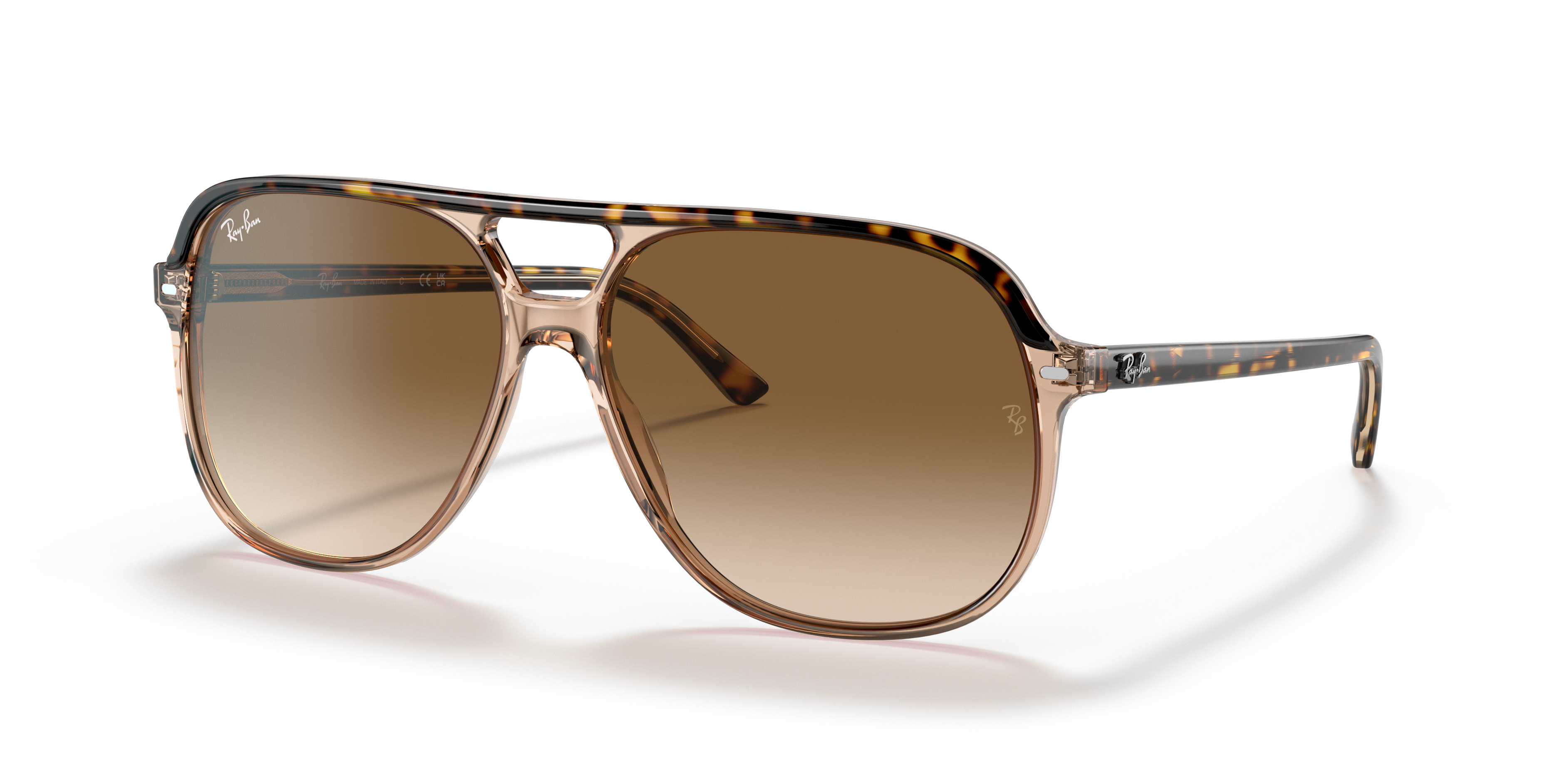Occhiali da Sole Ray-Ban Bill Havana On Transparent Brown | Unisex