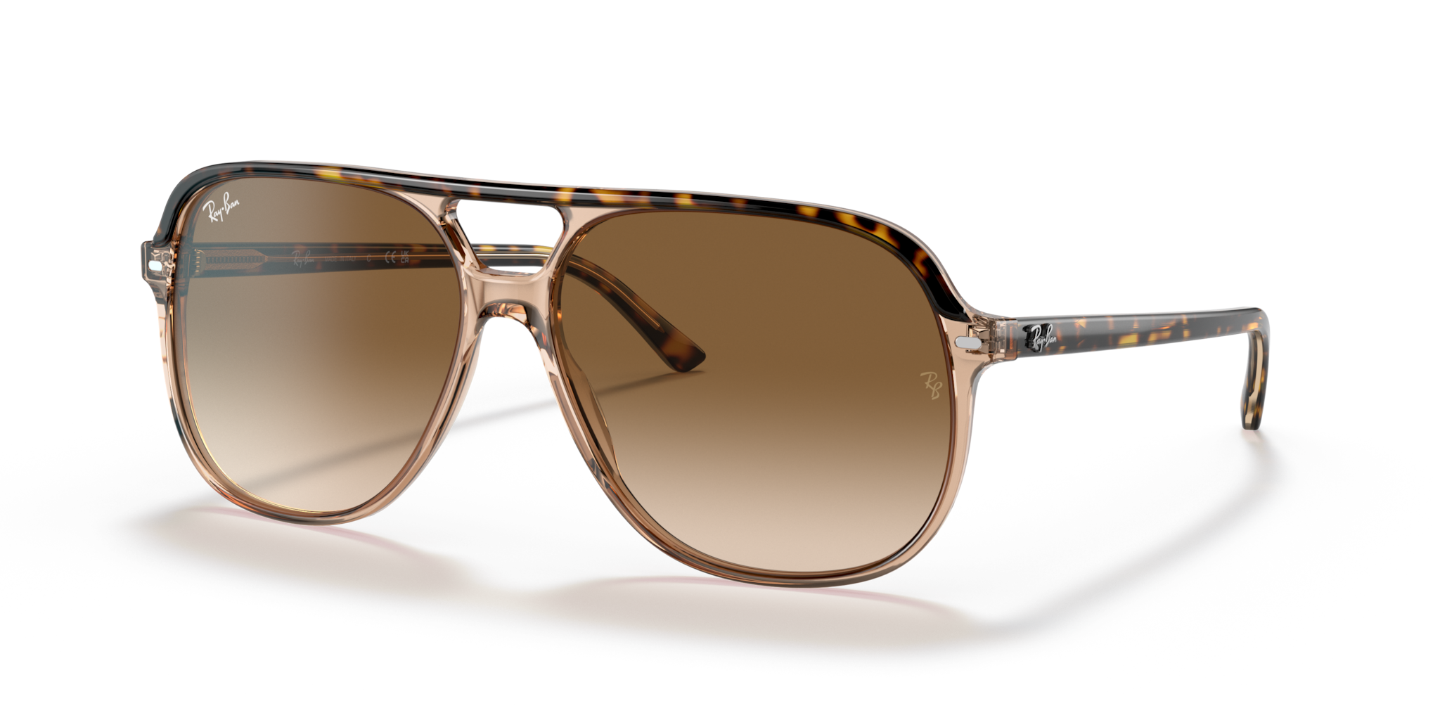 Occhiali da Sole Ray-Ban Bill Havana On Transparent Brown | Unisex