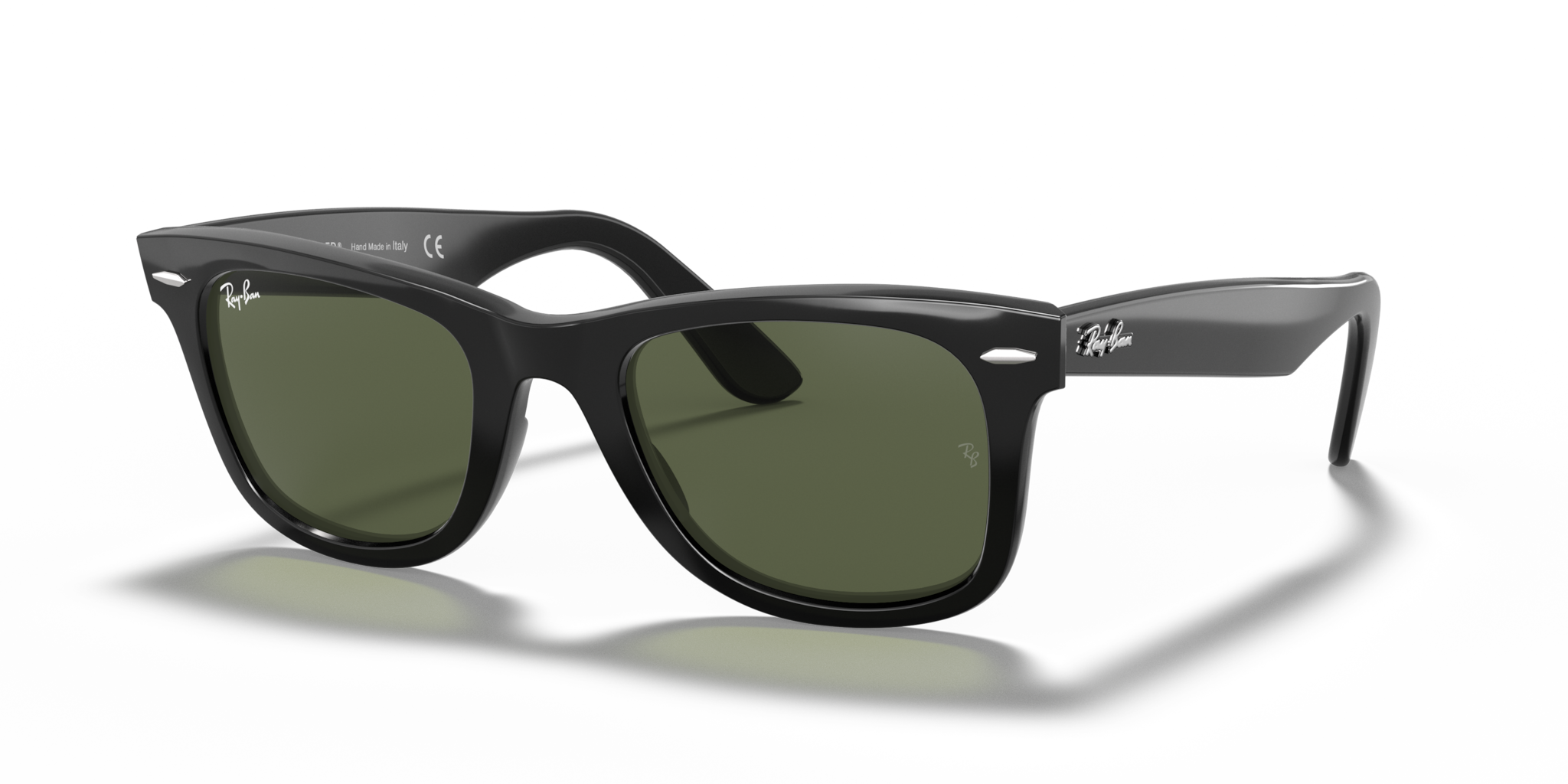RAY-BAN RB 2140F WAYFARER 901 BLACK | MEN'S CALIBER 52 SUNGLASSES 