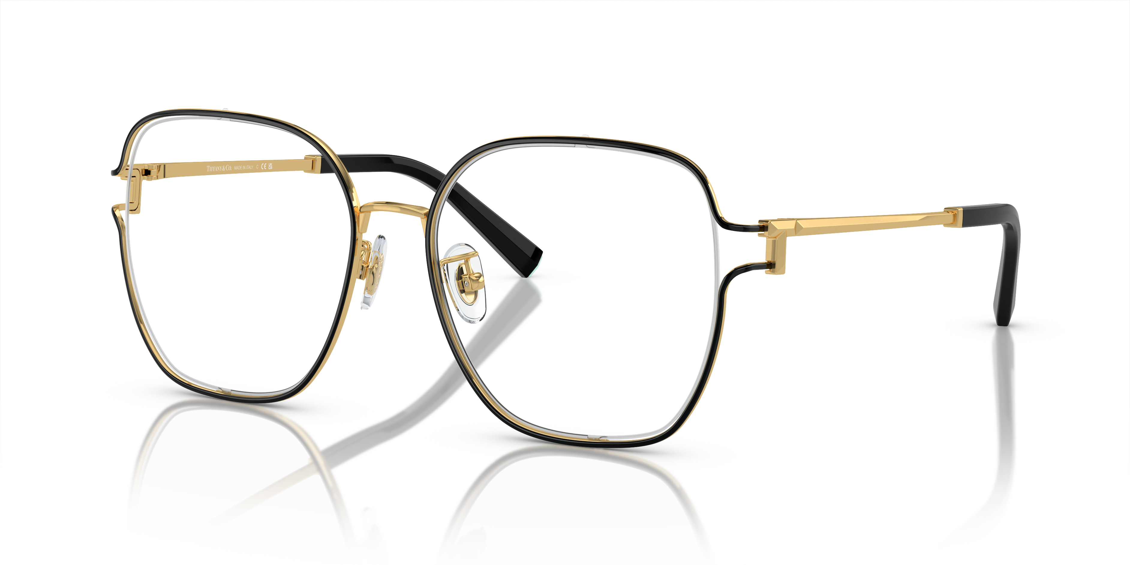 Occhiali da Vista Donna Tiffany & Co. 0TF1155D Nero su Oro