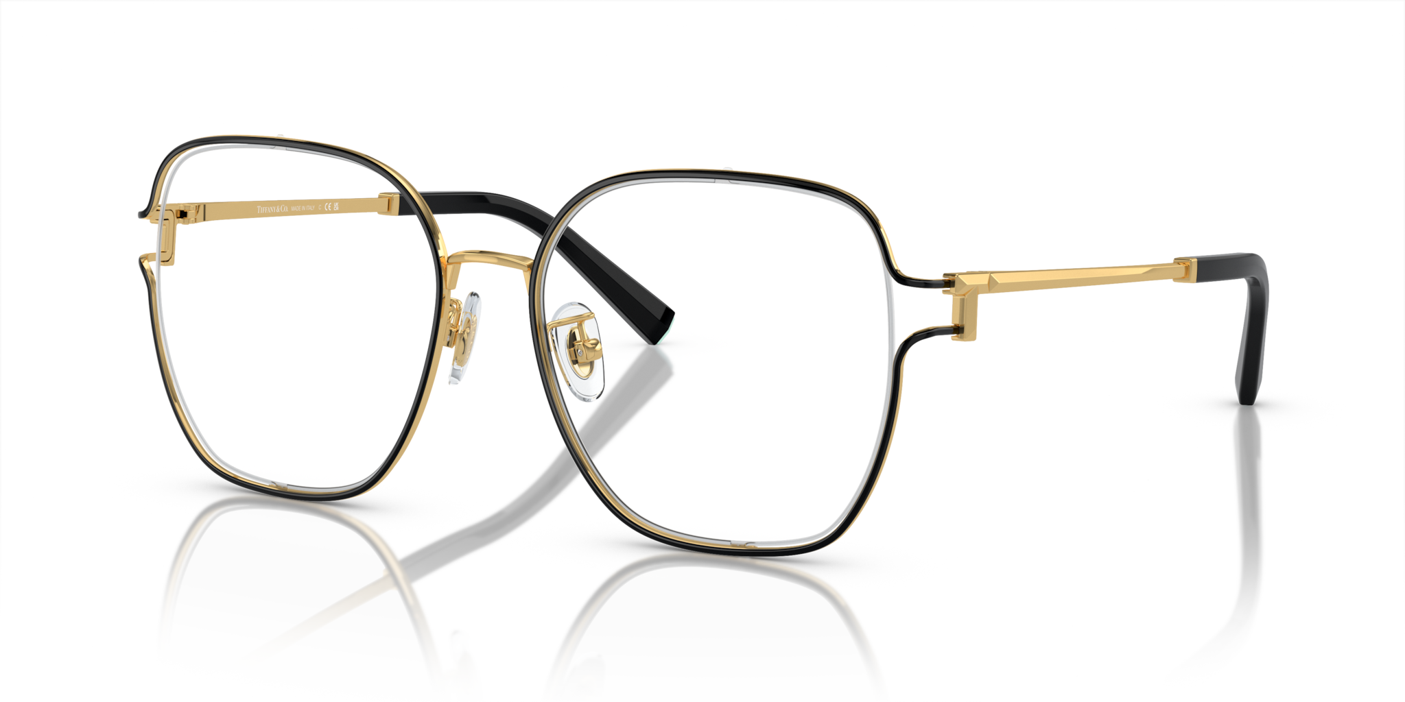 Occhiali da Vista Donna Tiffany & Co. 0TF1155D Nero su Oro