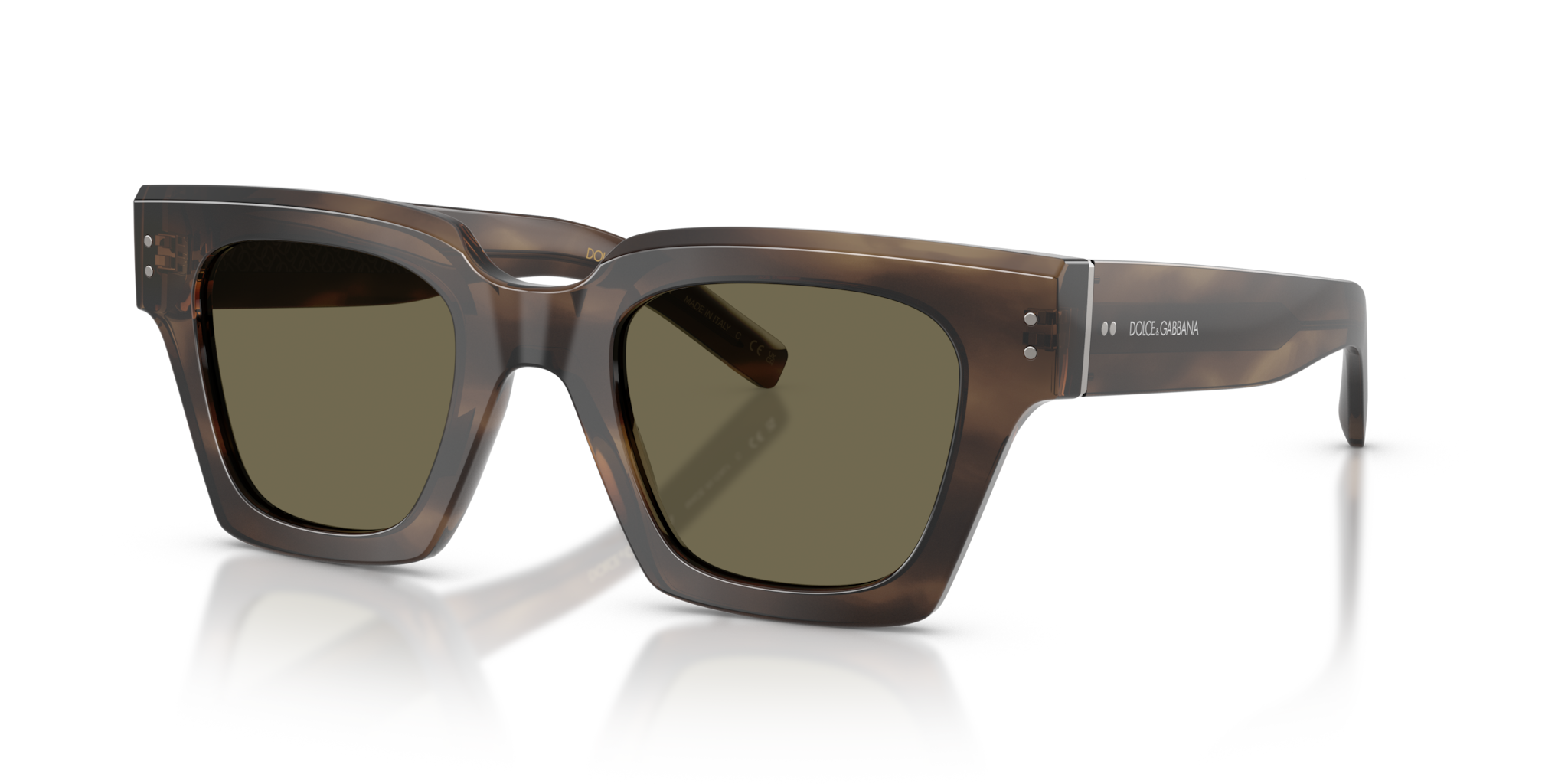 Occhiali da Sole Dolce&Gabbana Uomo DG4413 Green Havana