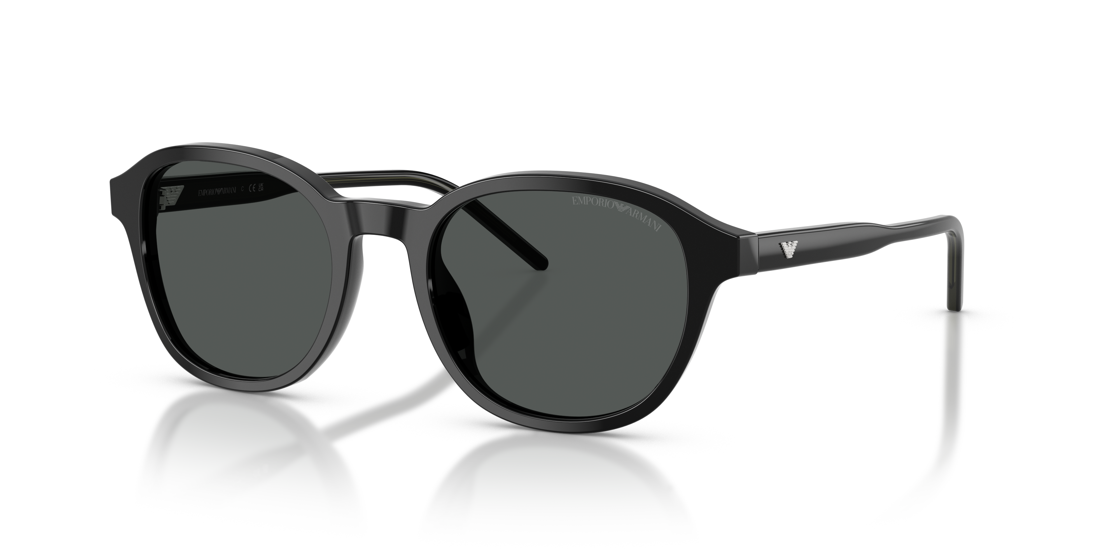 Occhiali da Sole Uomo Emporio Armani EA4247U Neri Lucidi Originali