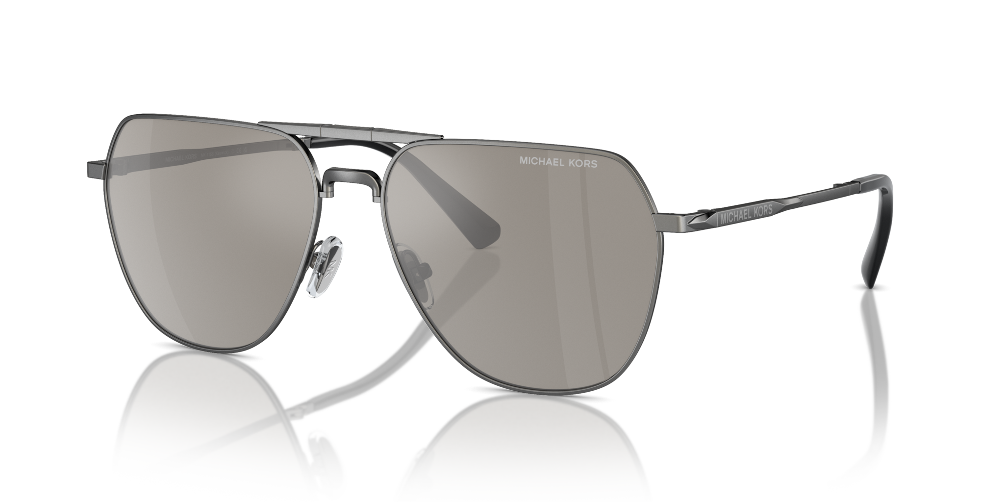 Occhiali da Sole Uomo Michael Kors Keswick Shiny Gunmetal