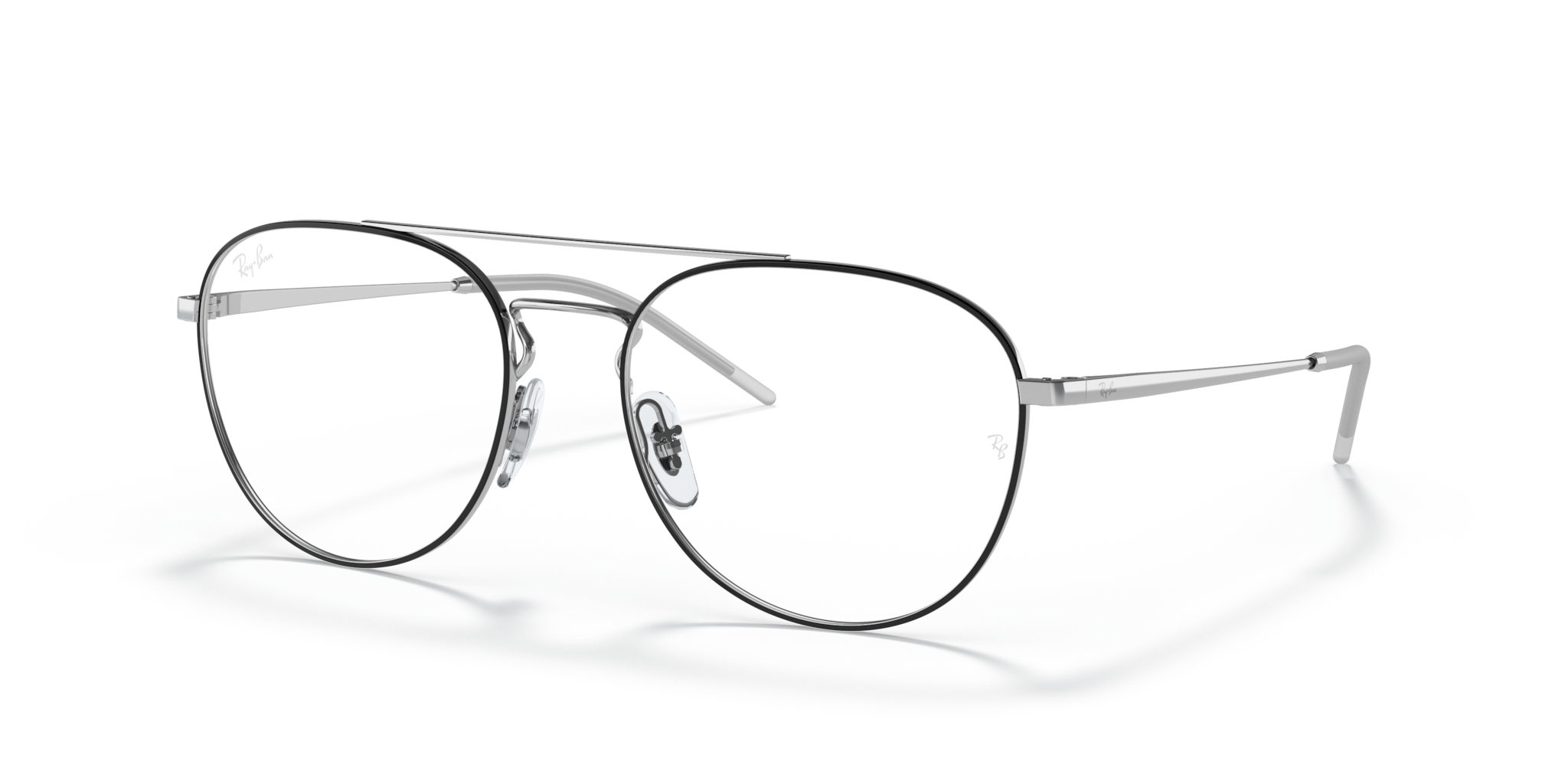 Occhiali da vista Ray-Ban RB6414 Black On Silver | Originali e Versati