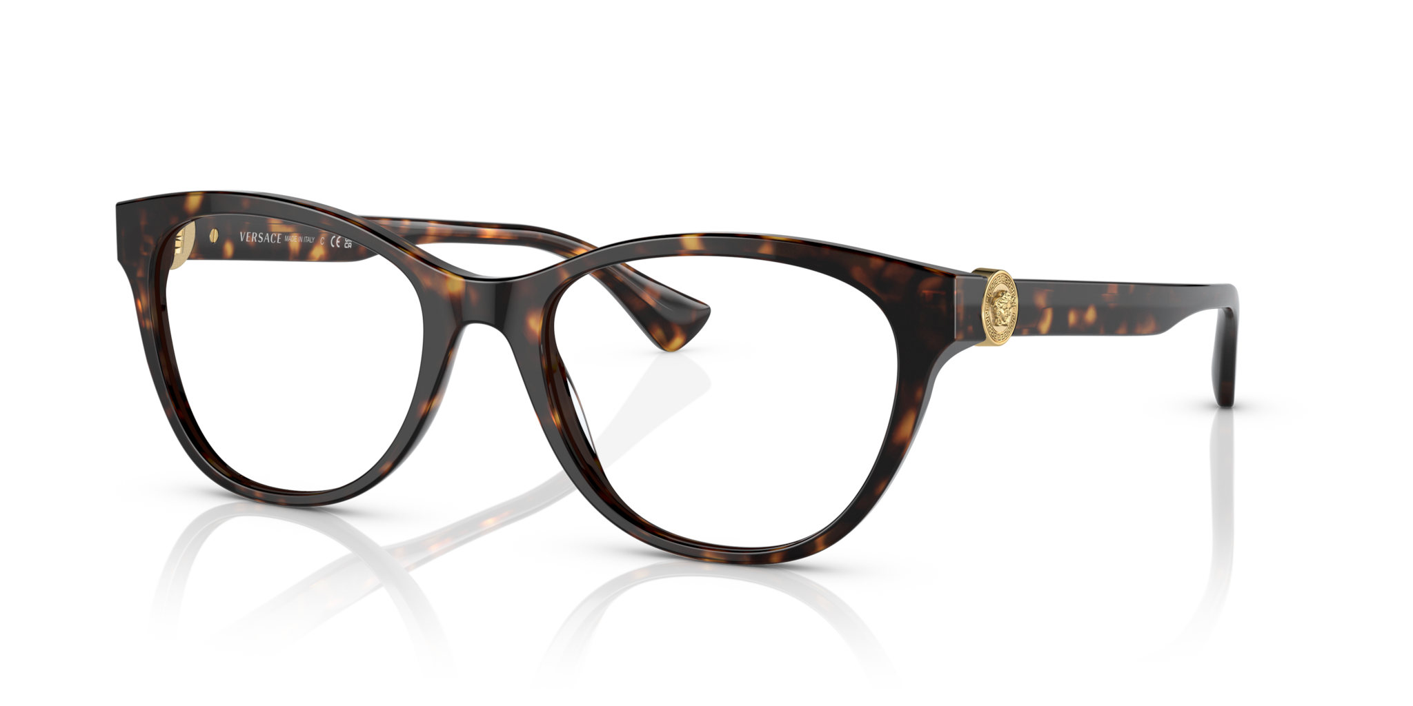 Versace 0VE3330 Occhiali da Vista Donna Havana - Eleganza Raffinata