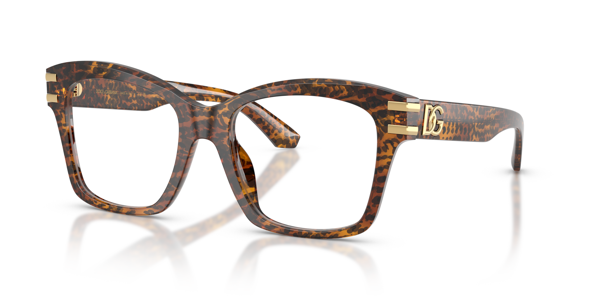 Dolce&Gabbana 0DG3419 Occhiali da Vista Donna Effetto Leo Transp.