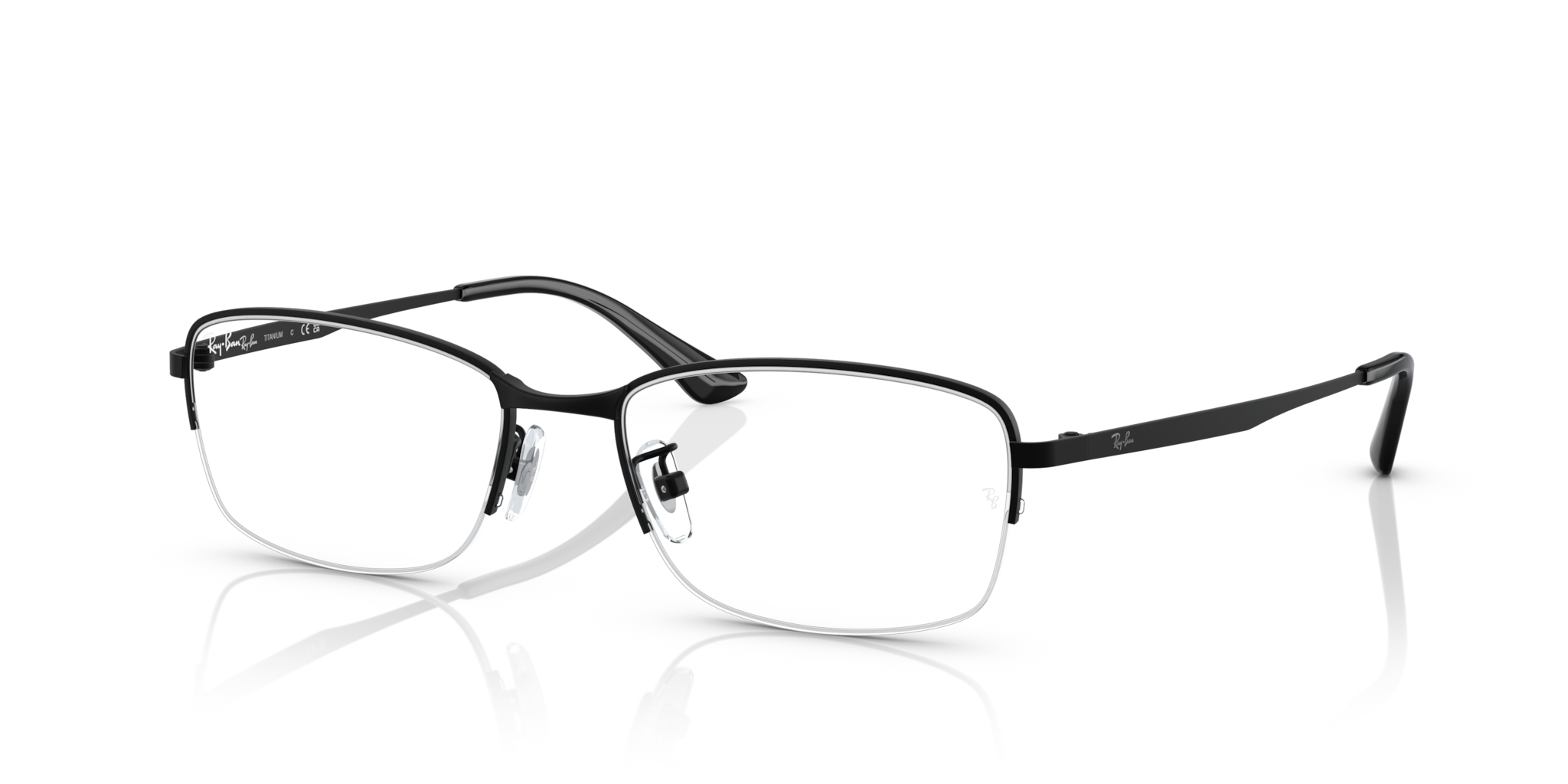 Occhiali da vista Ray-Ban RB8774D Neri | Design Minimal e Comfort Unis