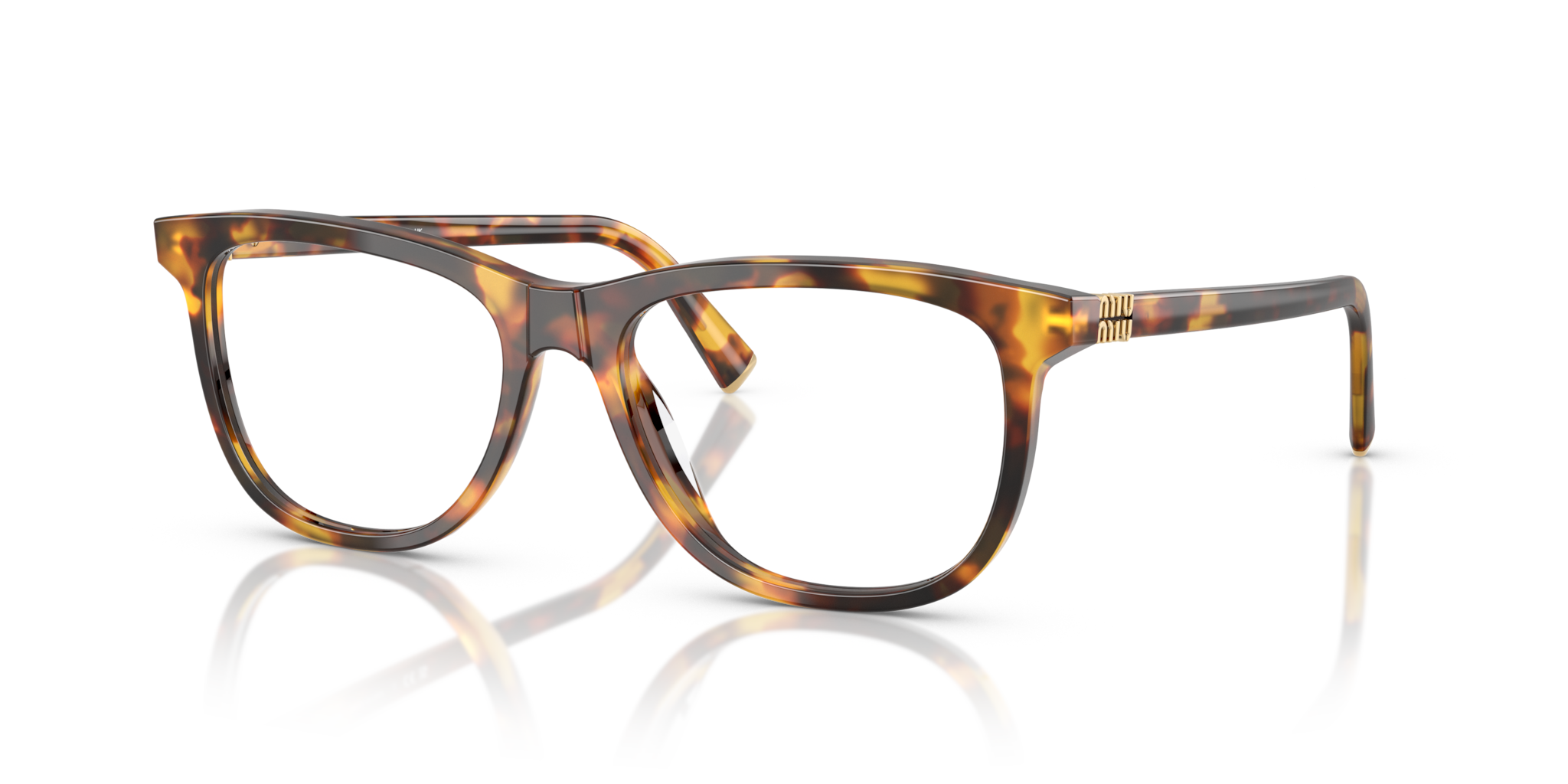 Miu Miu 0MU 01WV Occhiali da Vista Donna Honey Havana | Eleganza
