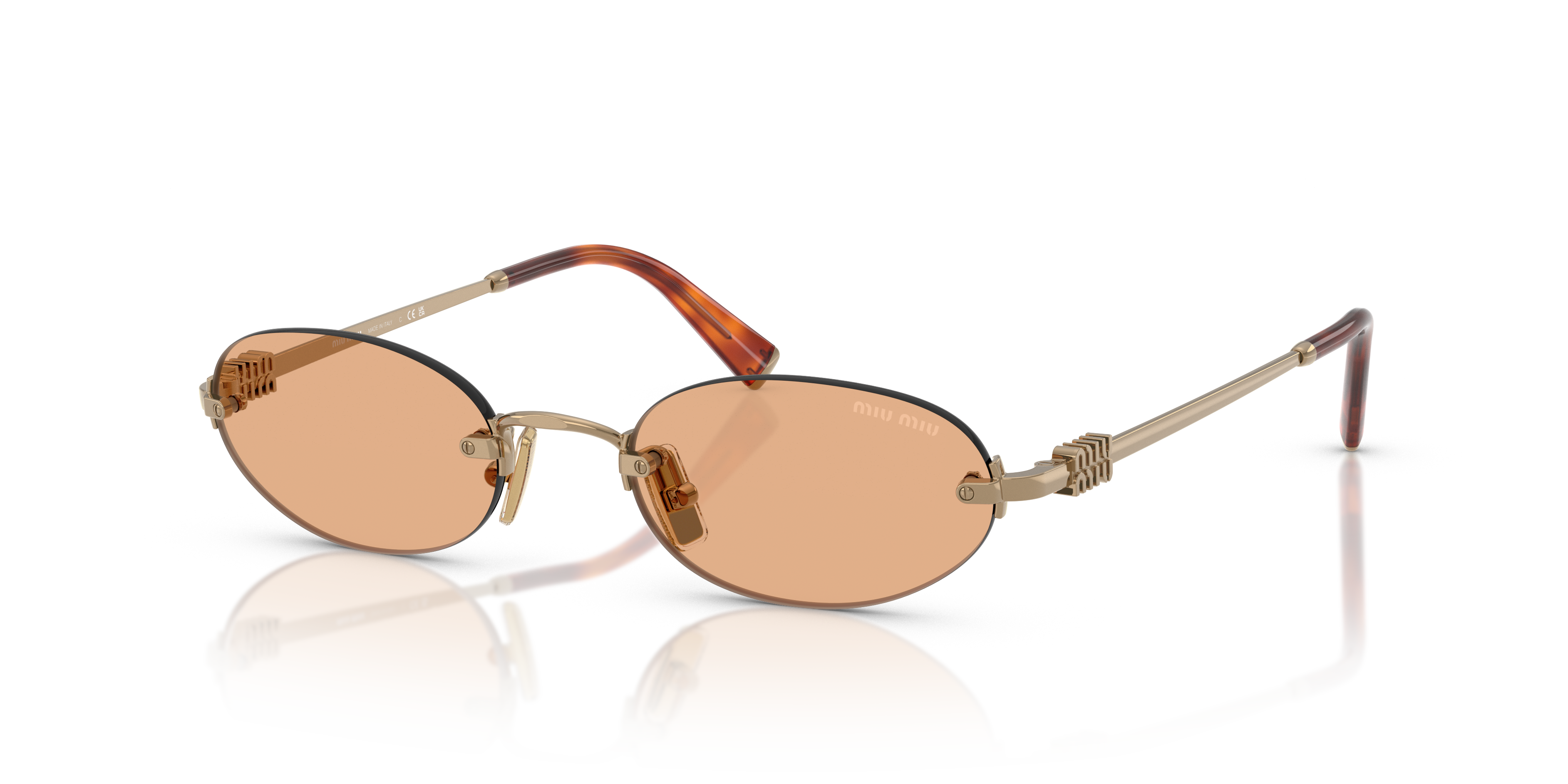 Occhiali da Sole Miu Miu A54S Donna Brass - Eleganza e Stile