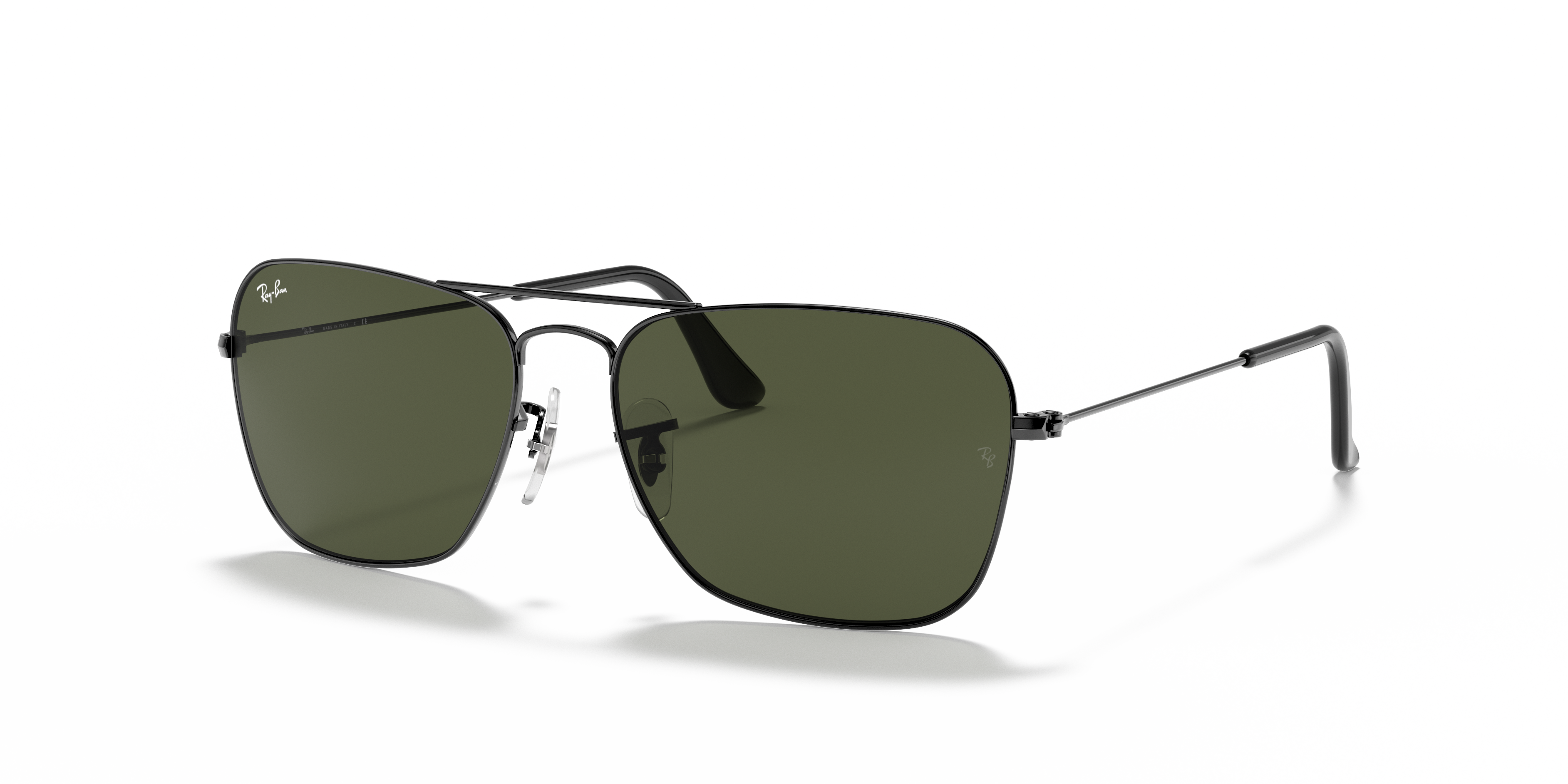 RAY-BAN RB 3136 CARAVAN 001 ARISTA | MEN'S CALIBER 55 SUNGLASSES 